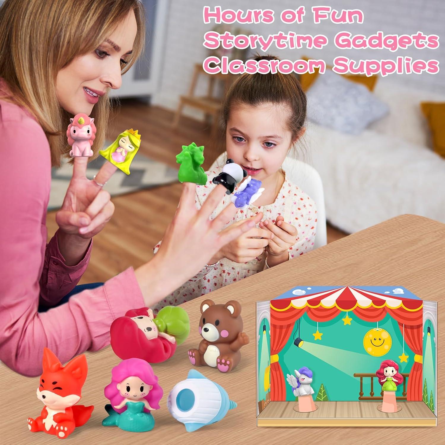 Títeres de Dedo Oriate 10 Pcs Juguetes para Niños