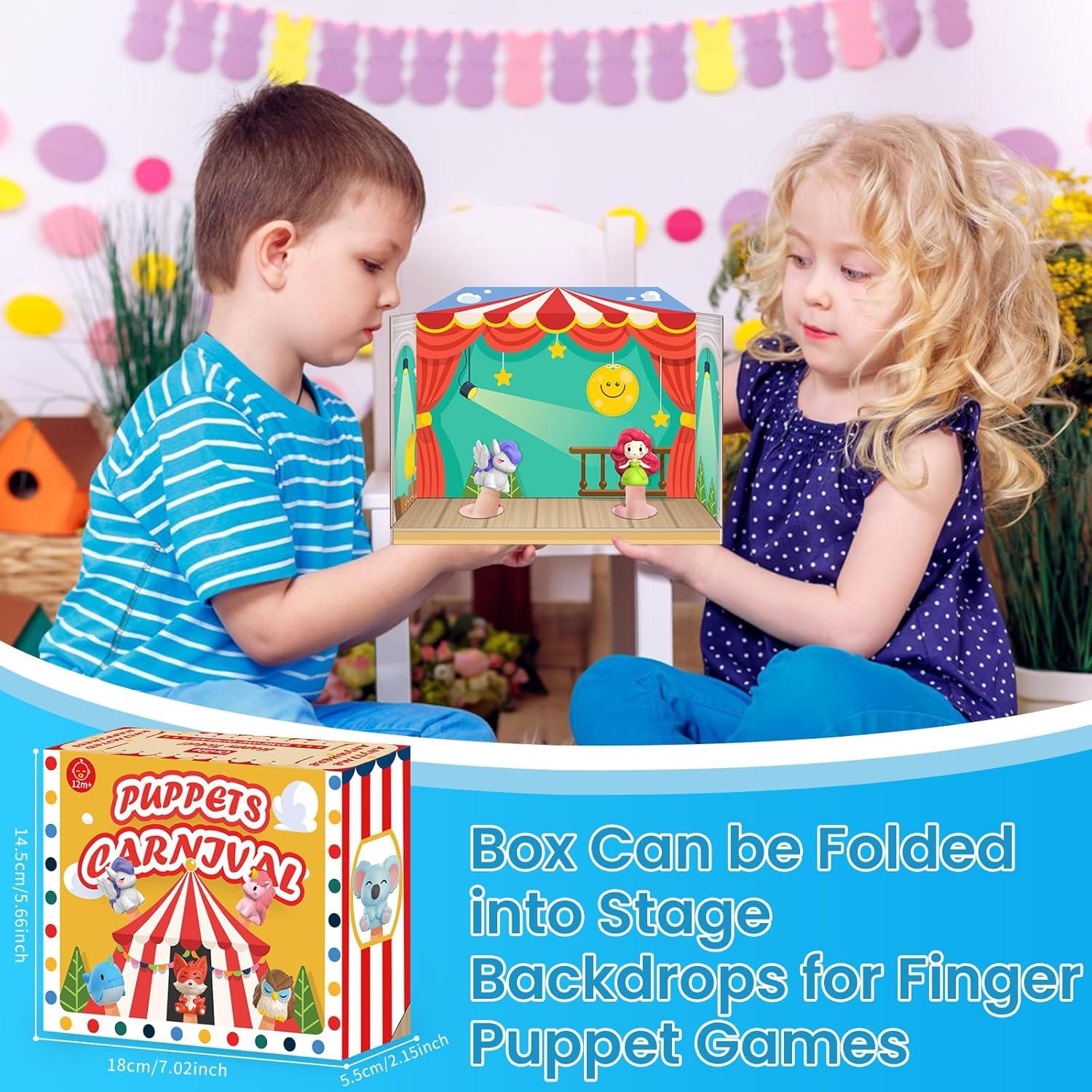 Títeres de Dedo Oriate 10 Pcs Juguetes para Niños