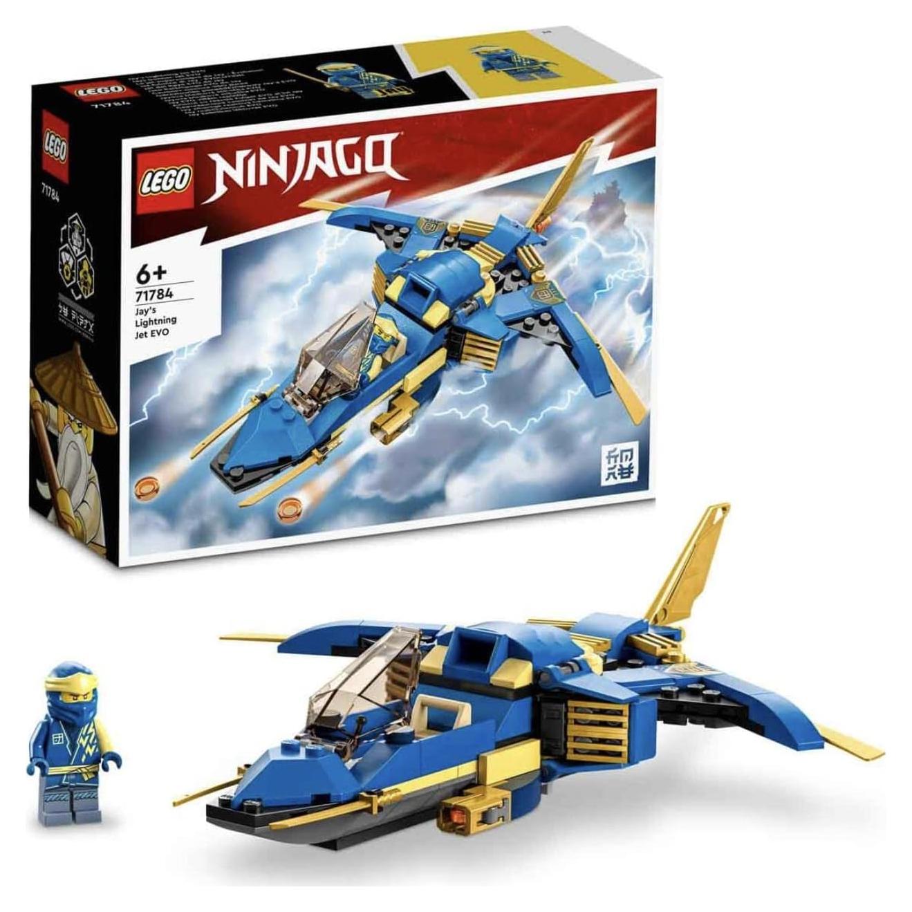 LEGO Ninjago Jet Trueno de Jay EVO 71784, Juguete 146 Piezas
