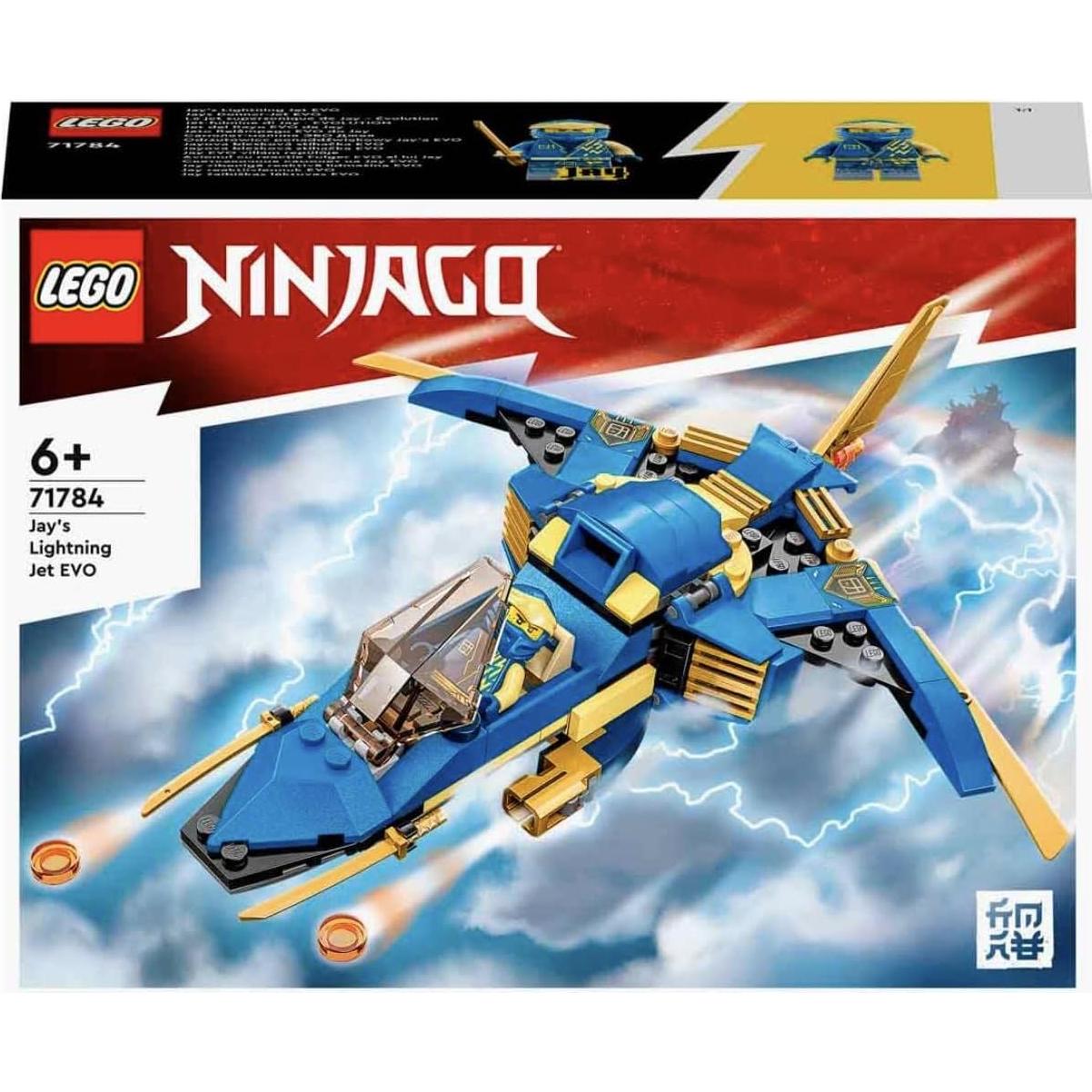 LEGO Ninjago Jet Trueno de Jay EVO 71784, Juguete 146 Piezas