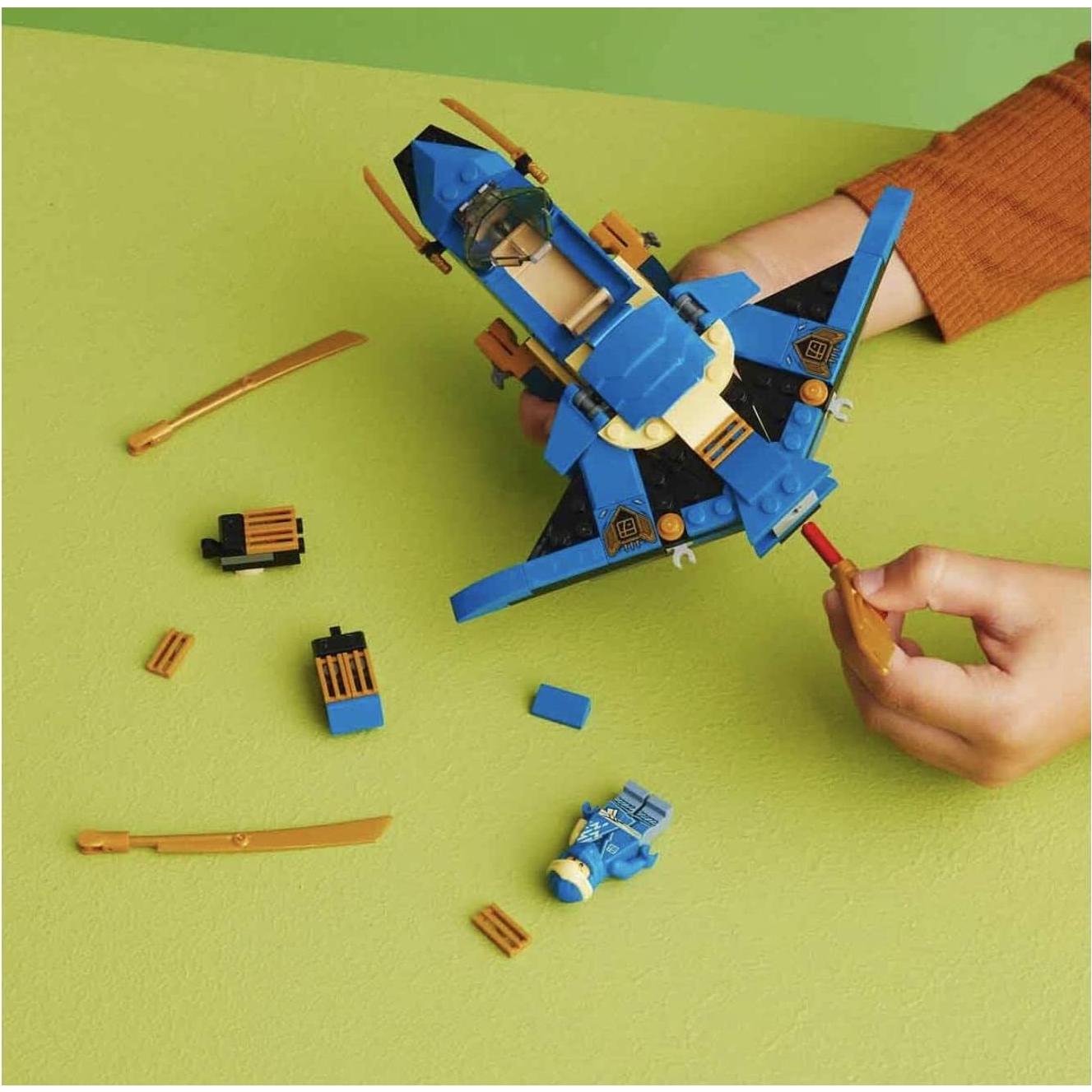 LEGO Ninjago Jet Trueno de Jay EVO 71784, Juguete 146 Piezas