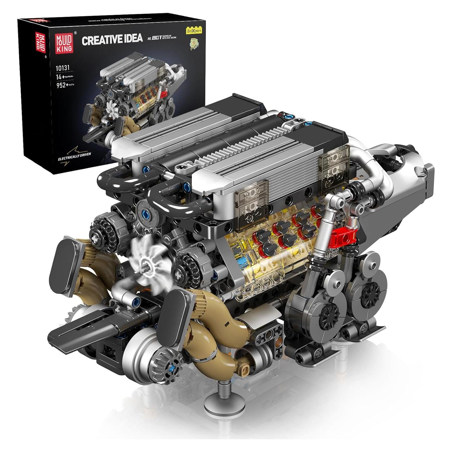 Kit de Construcción Motor W16 Mould King 952 - 952 Piezas