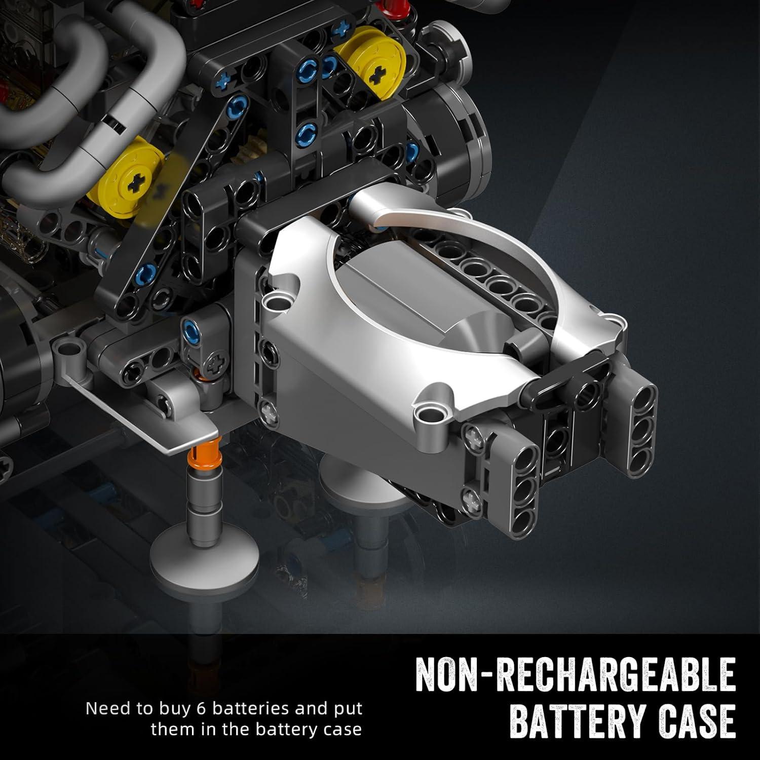 Kit de Construcción Motor W16 Mould King 952 - 952 Piezas