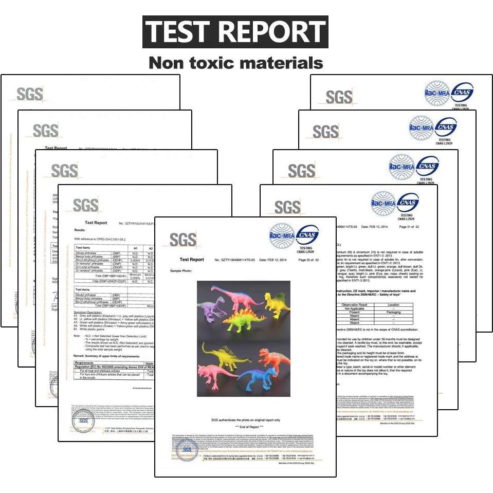 Figuras de Dinosaurios Jumbo Kimicare 12 Piezas 17.78 cm