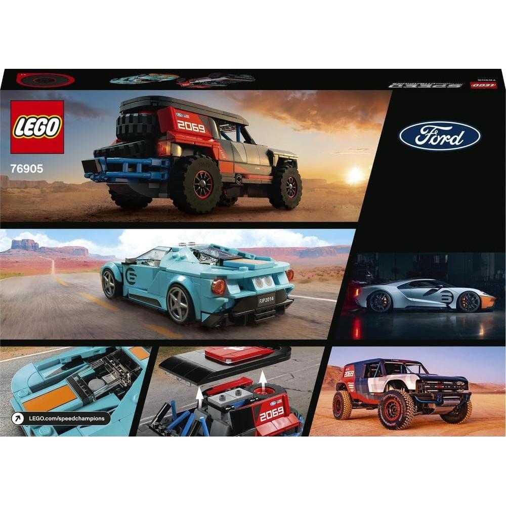 Lego Speed Champions Ford GT y Bronco R 76905 - 8+ años
