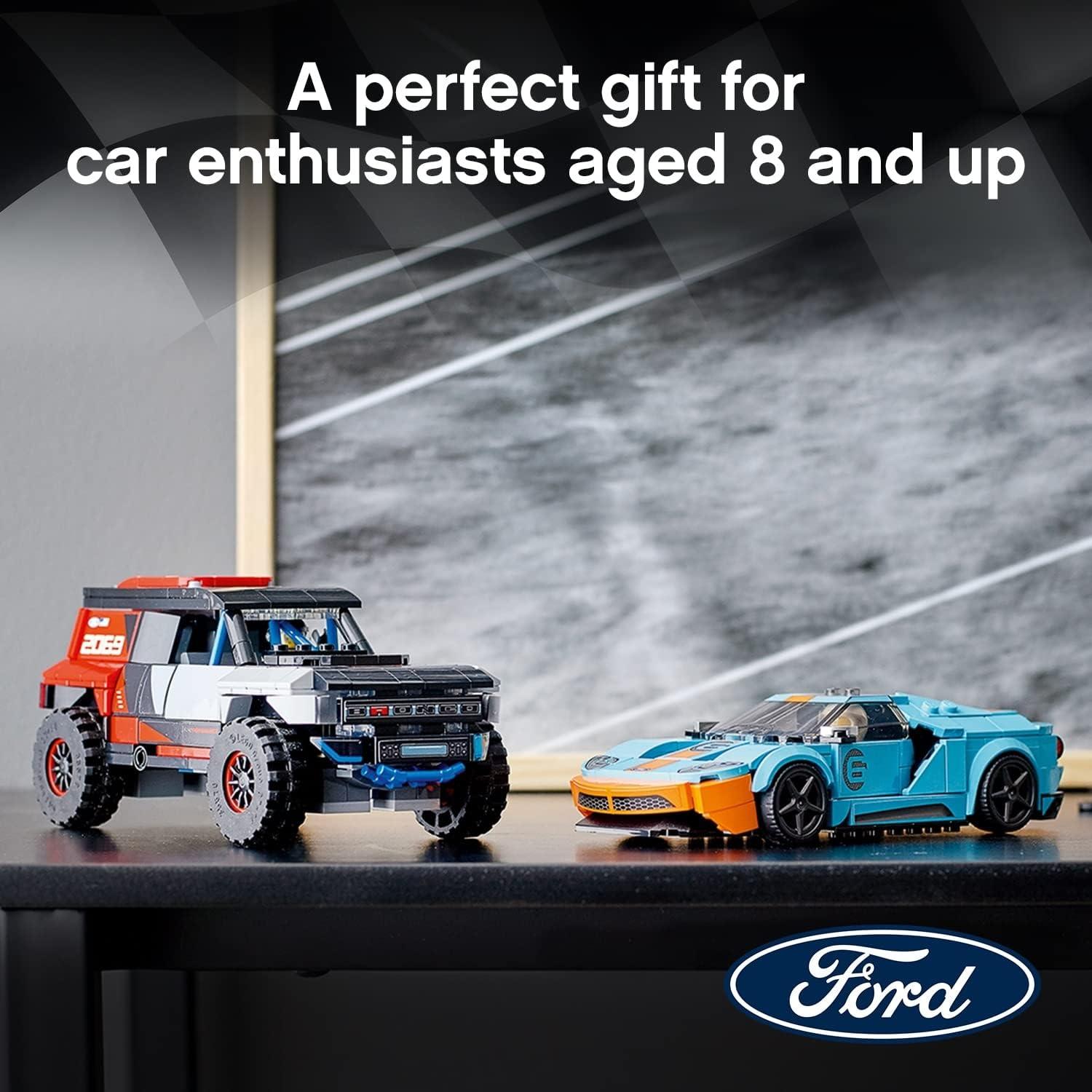 Lego Speed Champions Ford GT y Bronco R 76905 - 8+ años