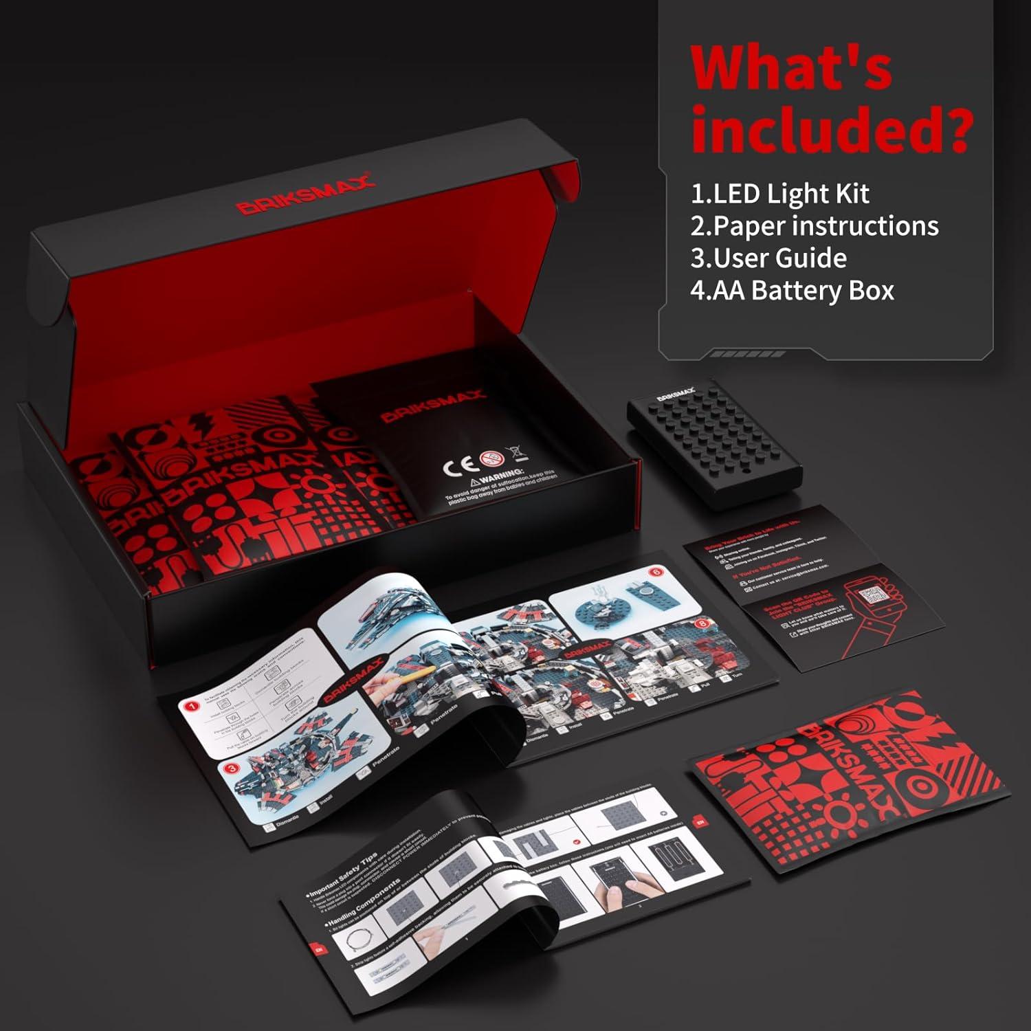 Kit de Luz LED BRIKSMAX para Lego 75389 El Halcón Oscuro