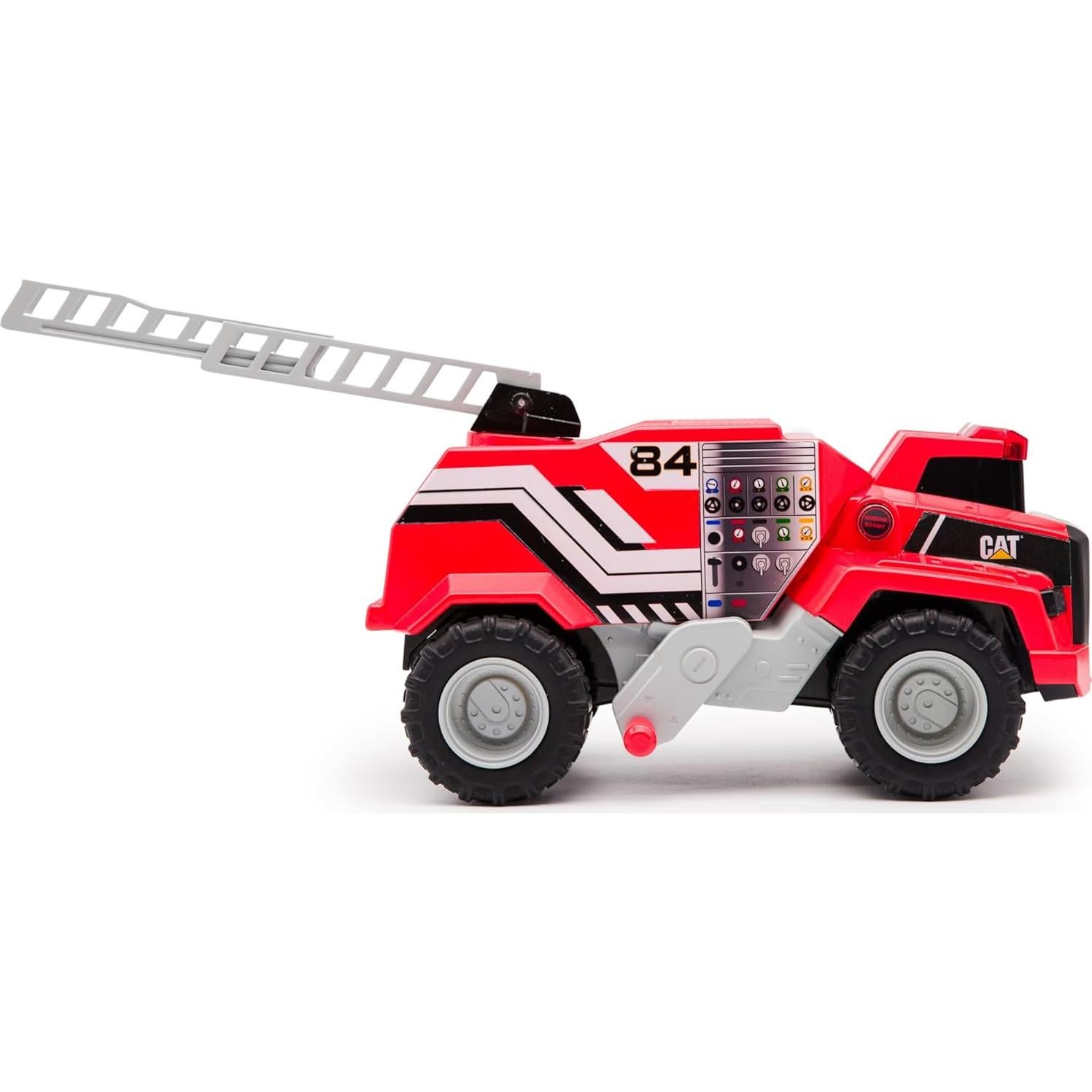 Camión de Bomberos CAT Power Haulers 29 cm, Luces y Sonidos