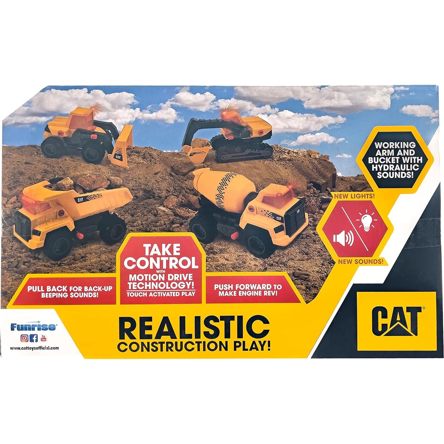 Camión Volquete CAT Power Haulers 2.0 con Luces y Sonidos