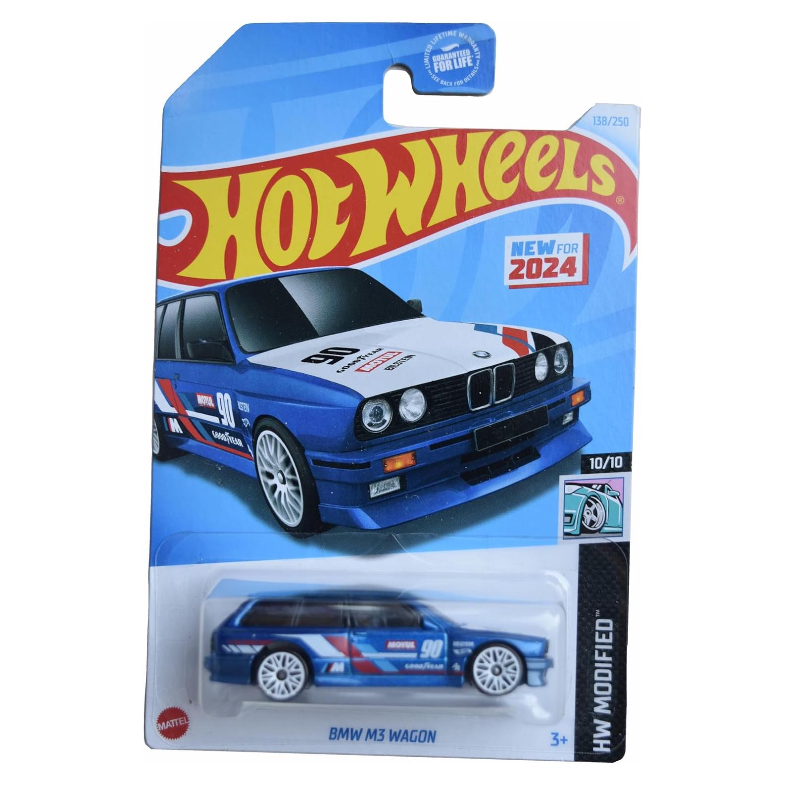 Hot Wheels BMW M3 Wagon Escala 1:64 Azul Modificado