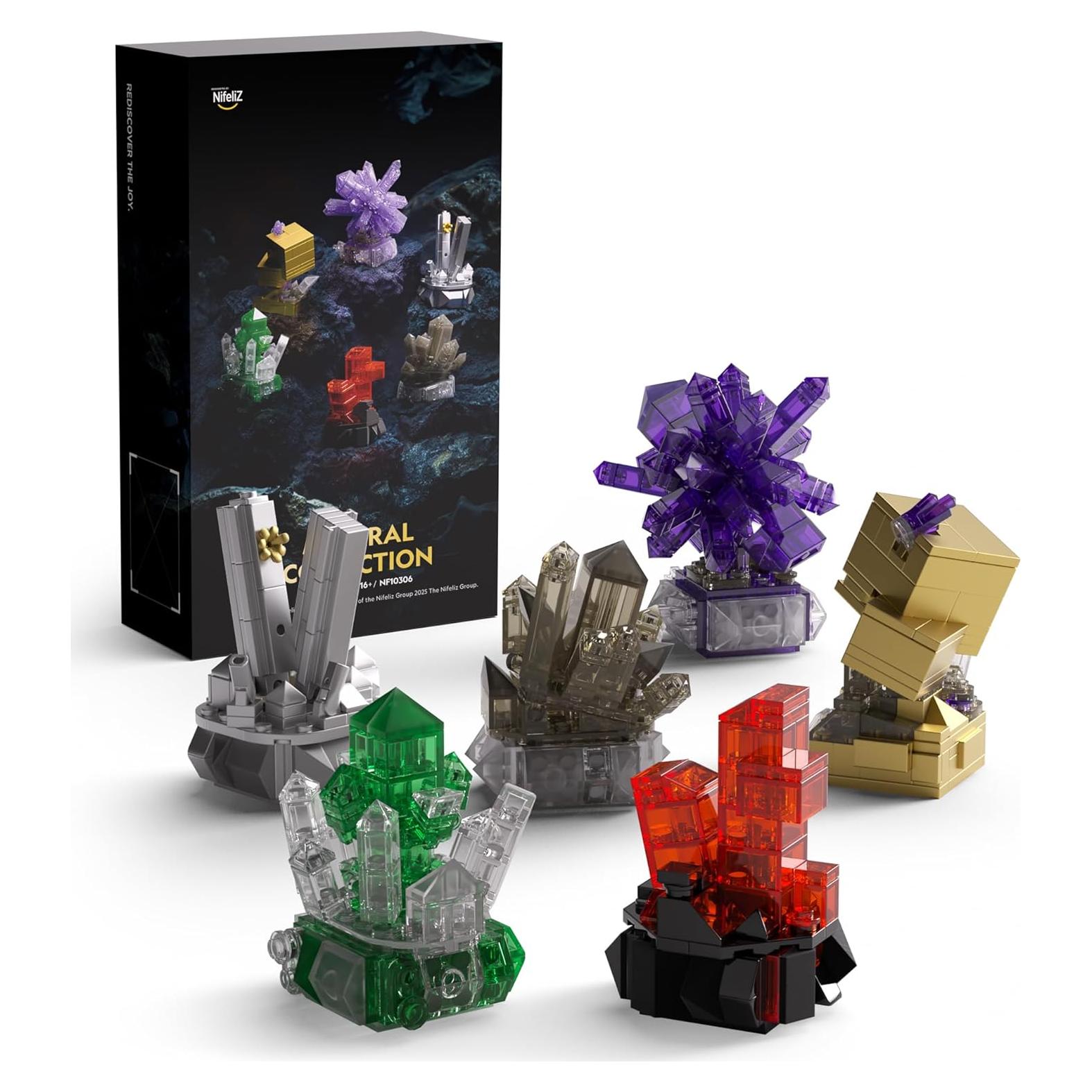 Set de Construcción de Rocas Geológicas Nifeliz 616 Piezas