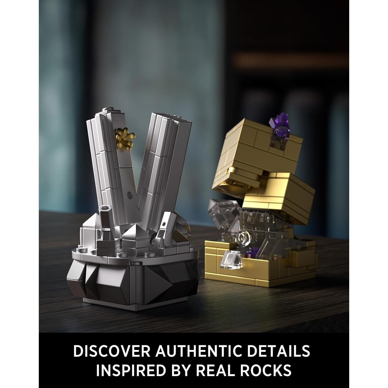 Set de Construcción de Rocas Geológicas Nifeliz 616 Piezas