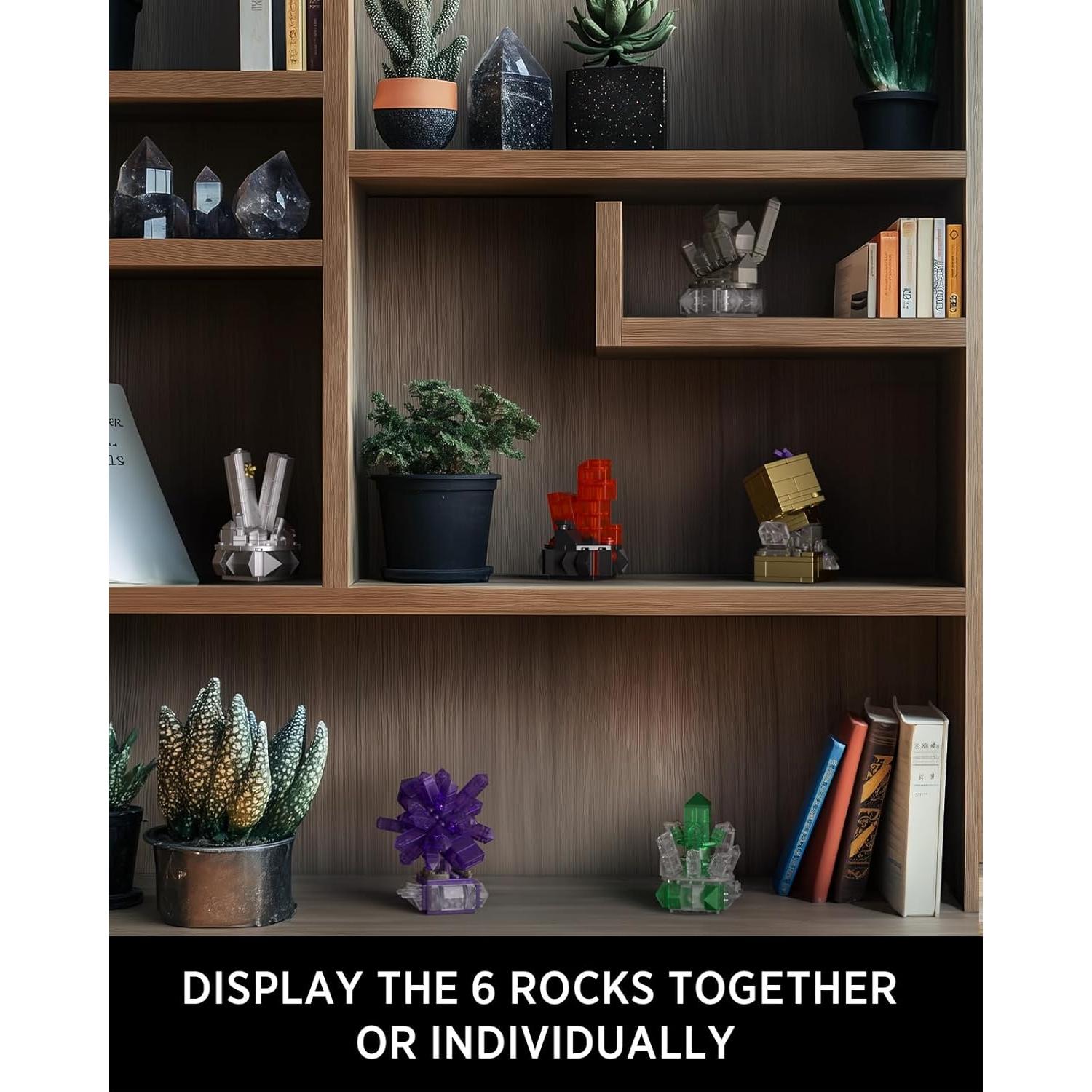 Set de Construcción de Rocas Geológicas Nifeliz 616 Piezas