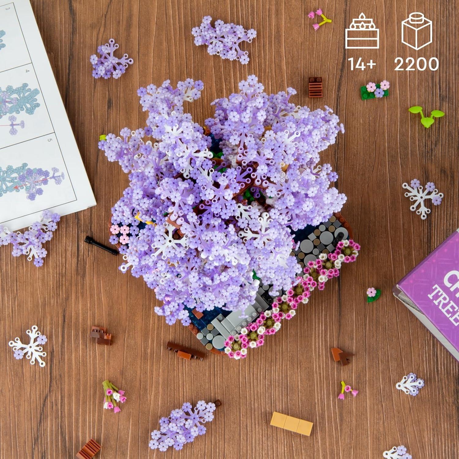 Set de Construcción Bonsái Flor de Cerezo HIGH GODO 2200 Piezas