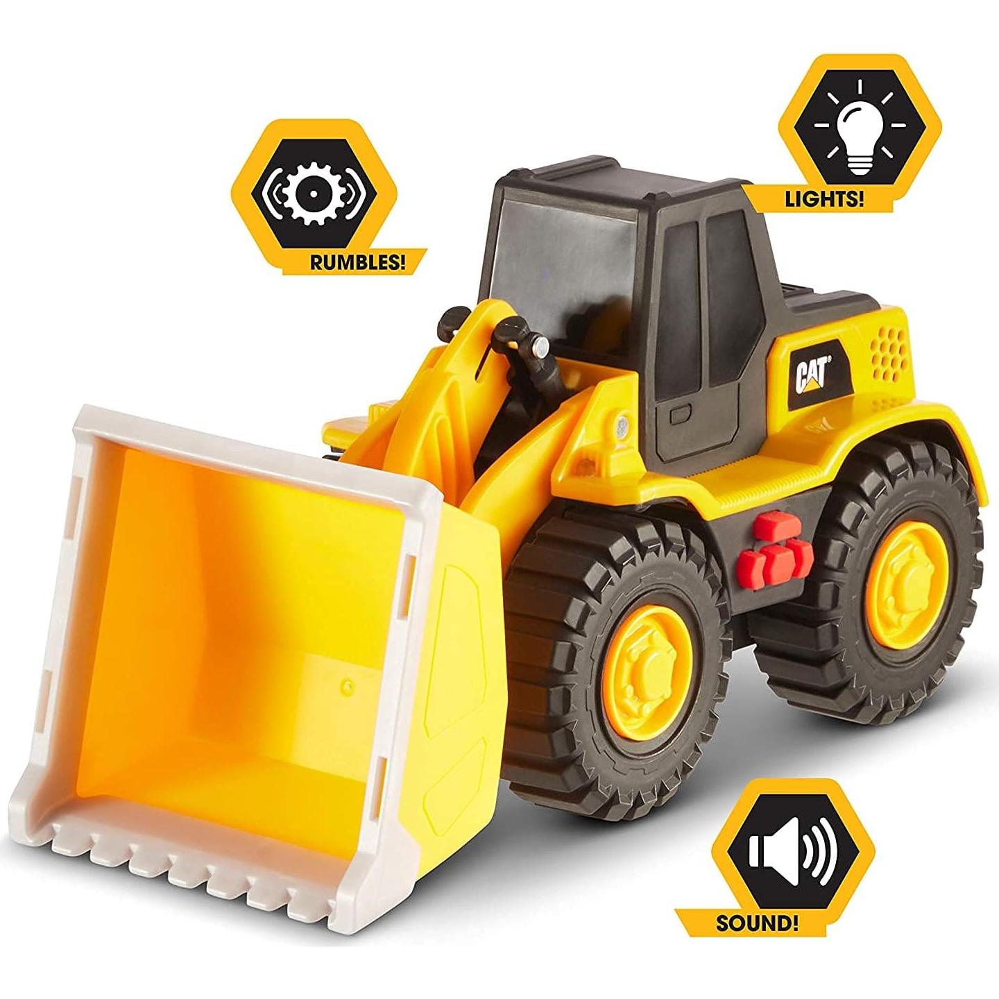 Cargadora Frontal CAT 10" con Luces y Sonidos - Juguete Educativo