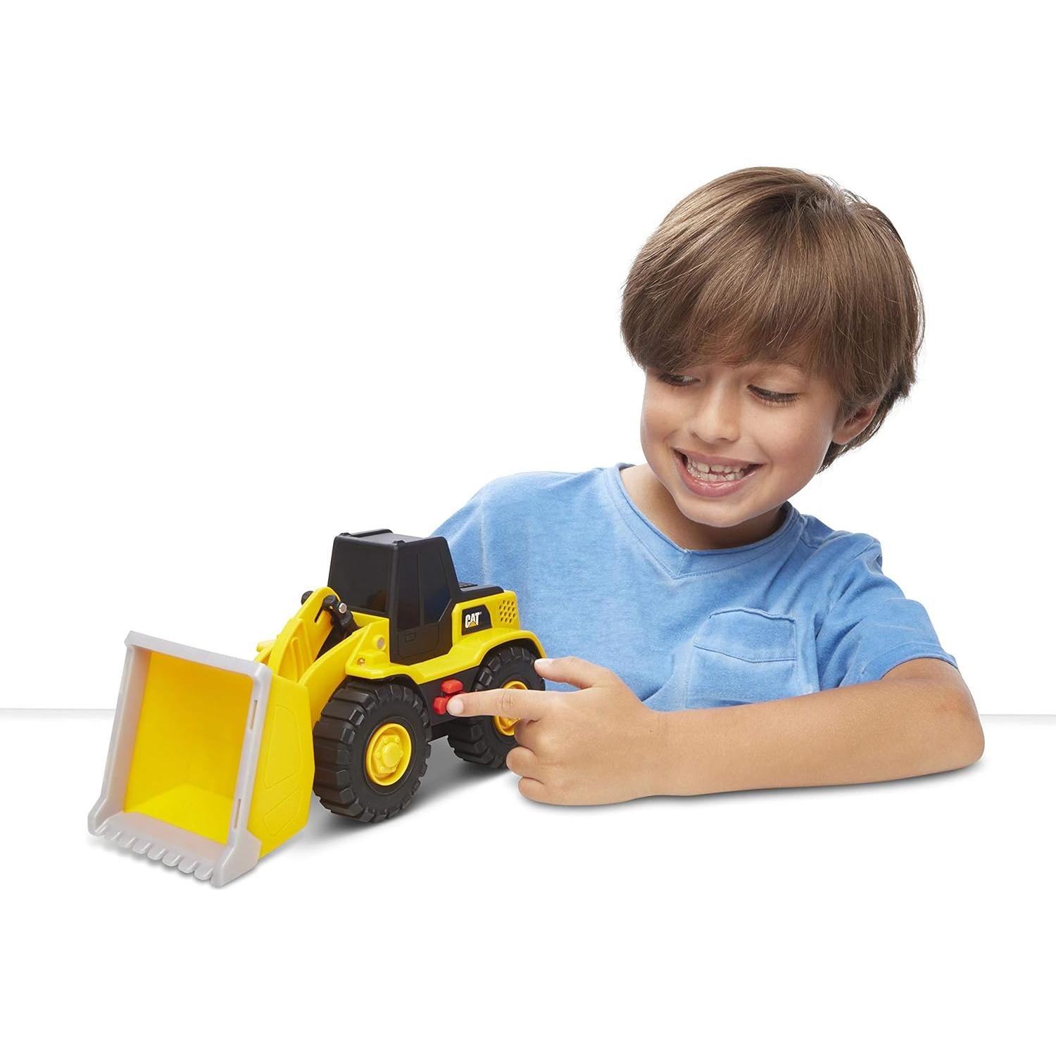 Cargadora Frontal CAT 10" con Luces y Sonidos - Juguete Educativo