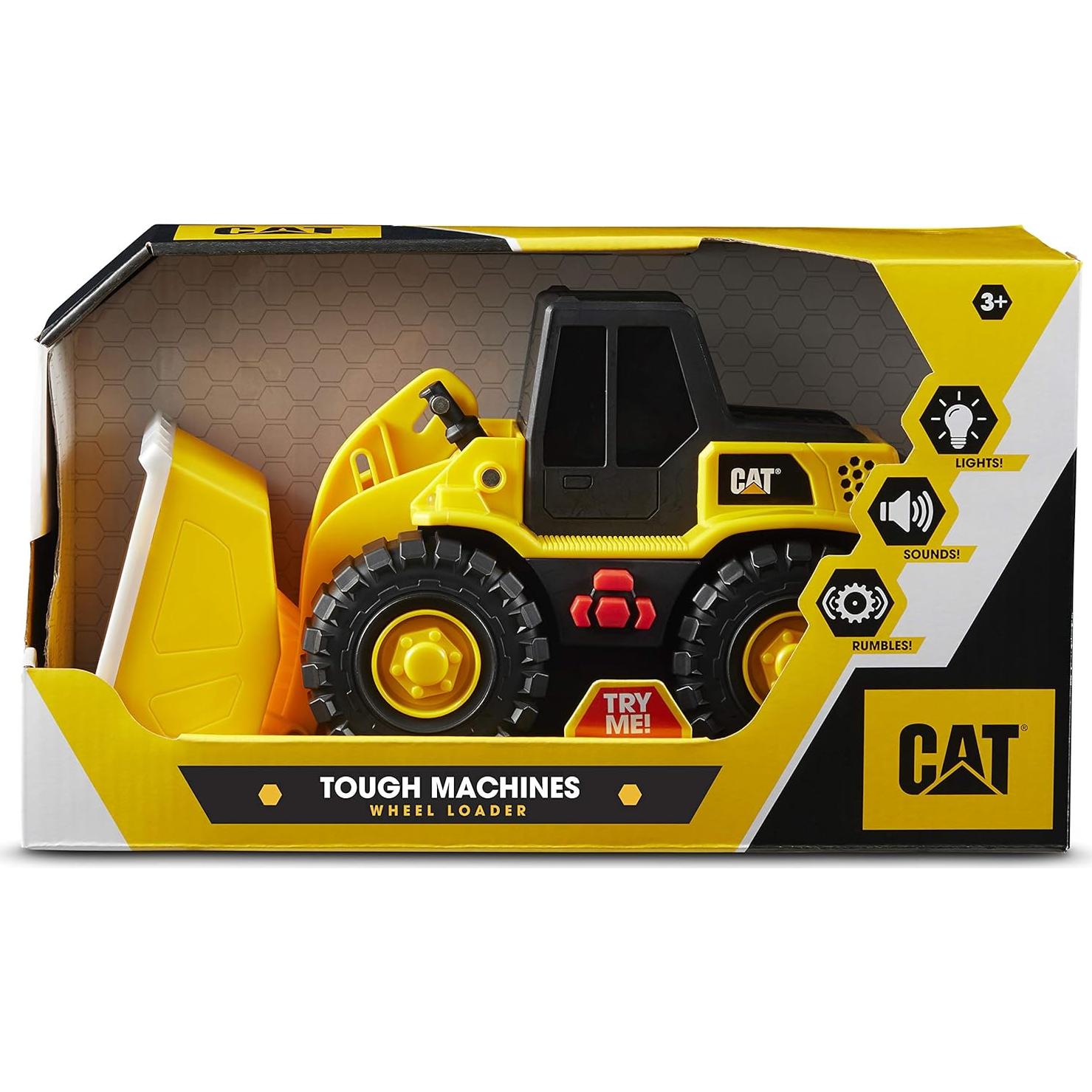 Cargadora Frontal CAT 10" con Luces y Sonidos - Juguete Educativo