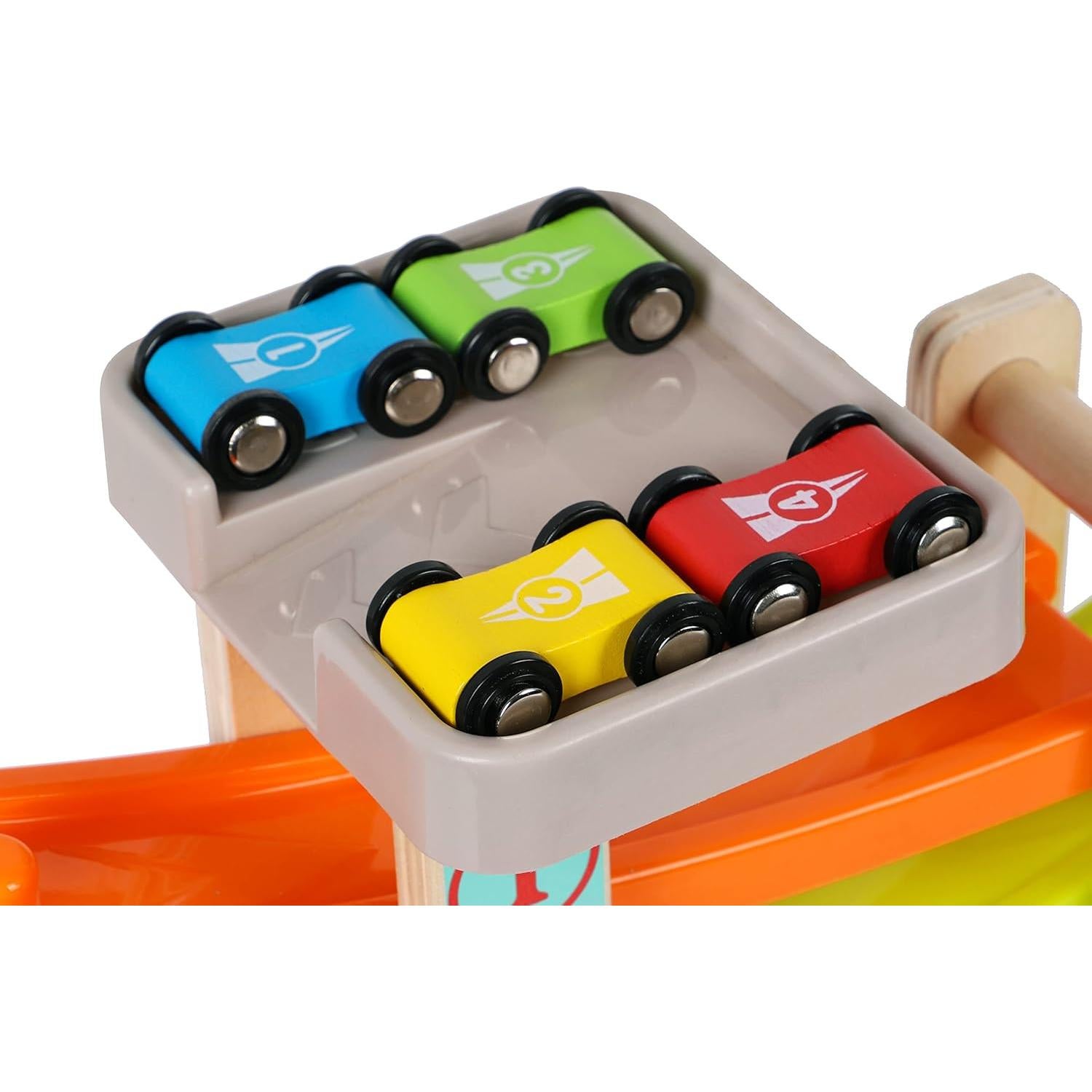 Set de 4 Coches de Madera Toys of Wood Oxford - Juguete Seguro