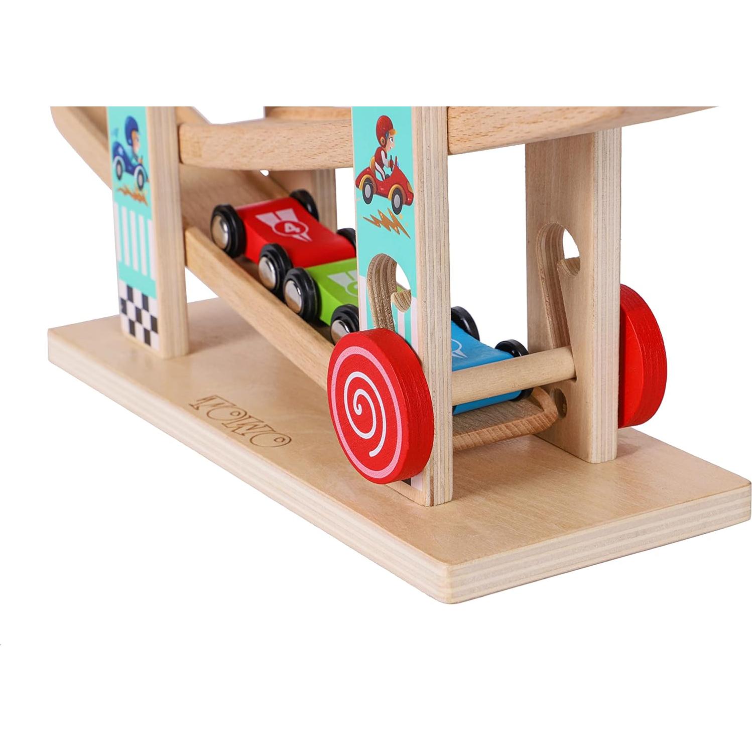 Set de 4 Coches de Madera Toys of Wood Oxford - Juguete Seguro