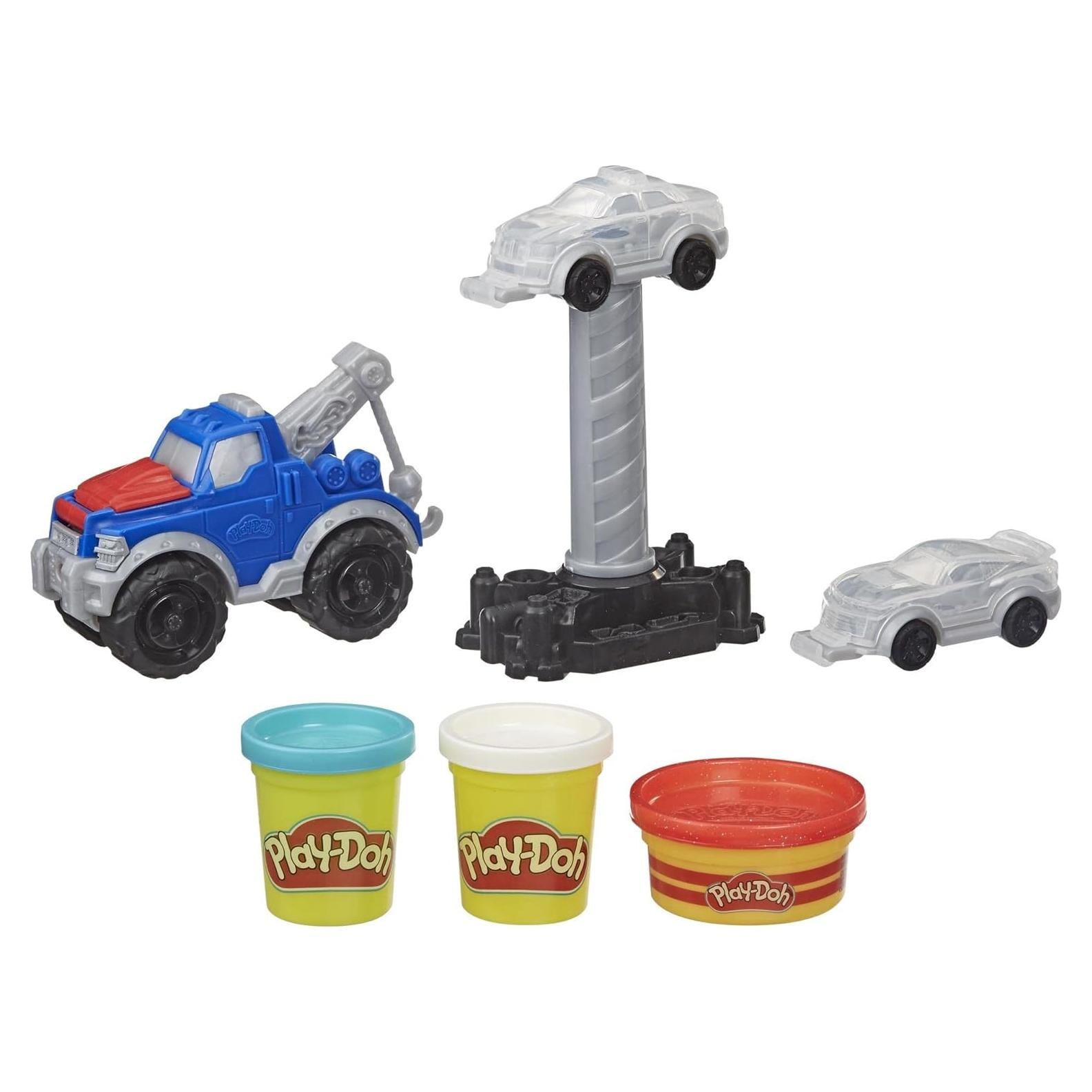 Juguete Camión de Remolque Play-Doh Wheels 3 Colores No Tóxicos