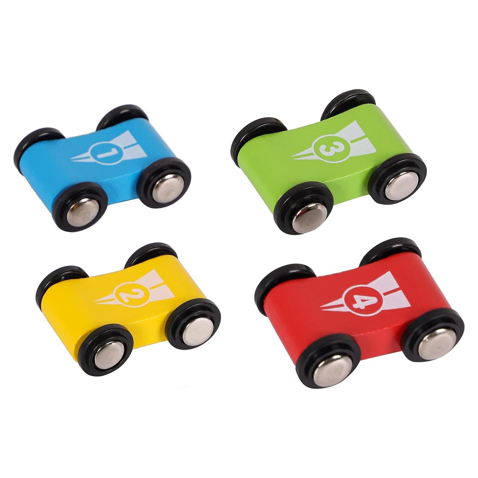 Set de 4 Coches de Madera Toys of Wood Oxford - Juguete Seguro