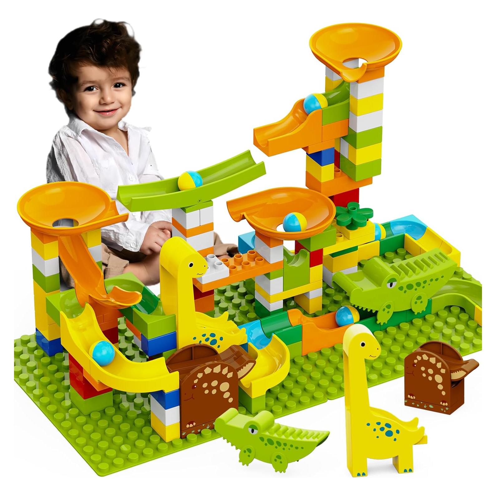 Carrera de Canicas de Dinosaurios YY LANDTOYS 138 Piezas