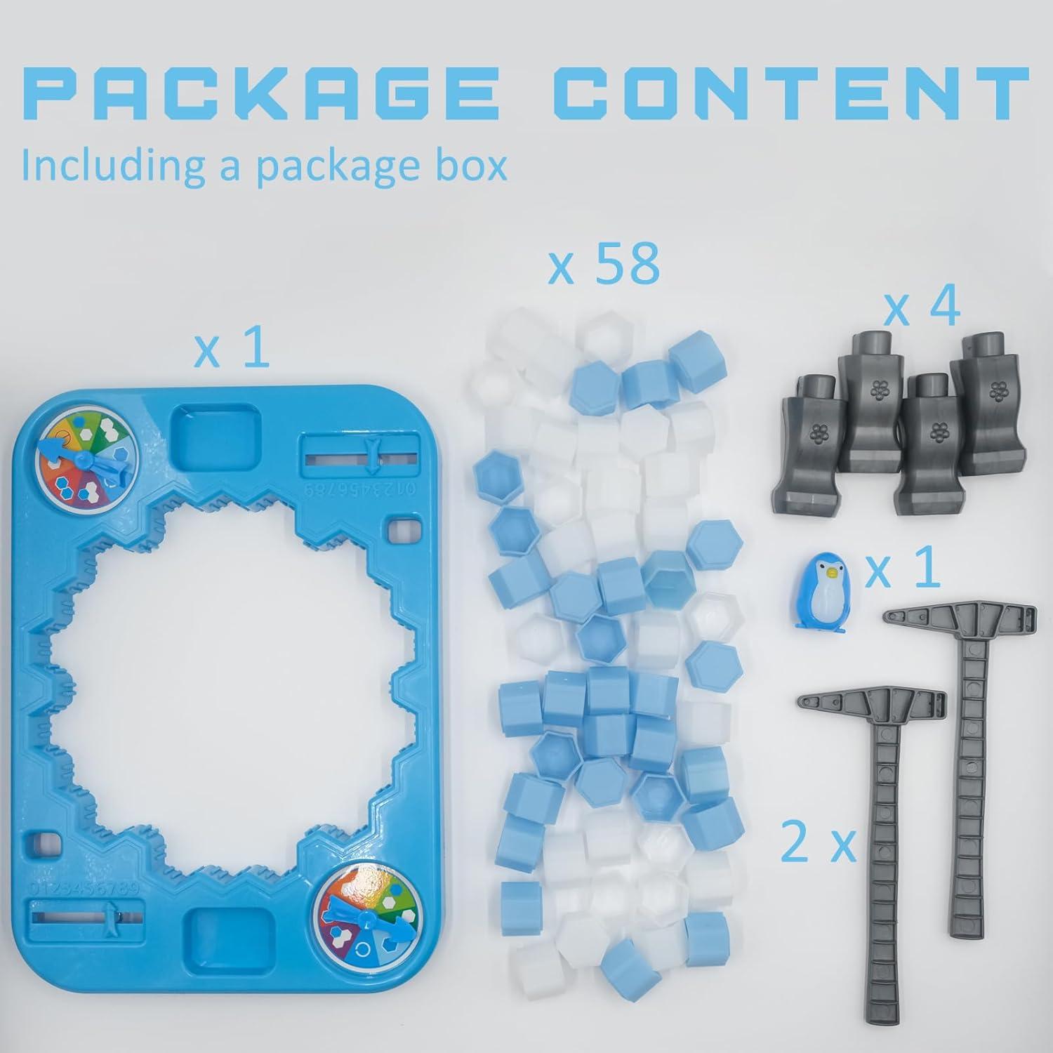 Juego de Mesa Salva Pingüino Meroqeel con Martillos y Cubos