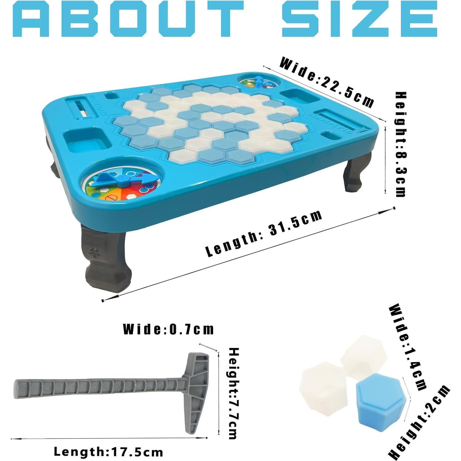 Juego de Mesa Salva Pingüino Meroqeel con Martillos y Cubos