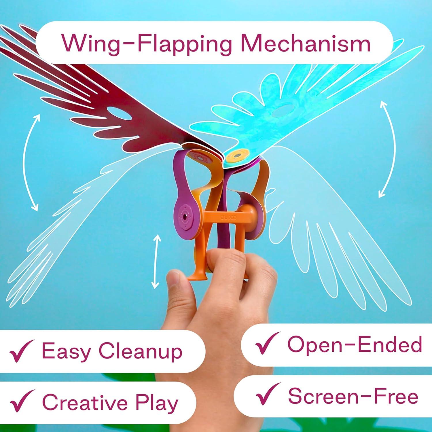 Juego de Construcción Magnético Clixo Aves Tropicales 42 Piezas