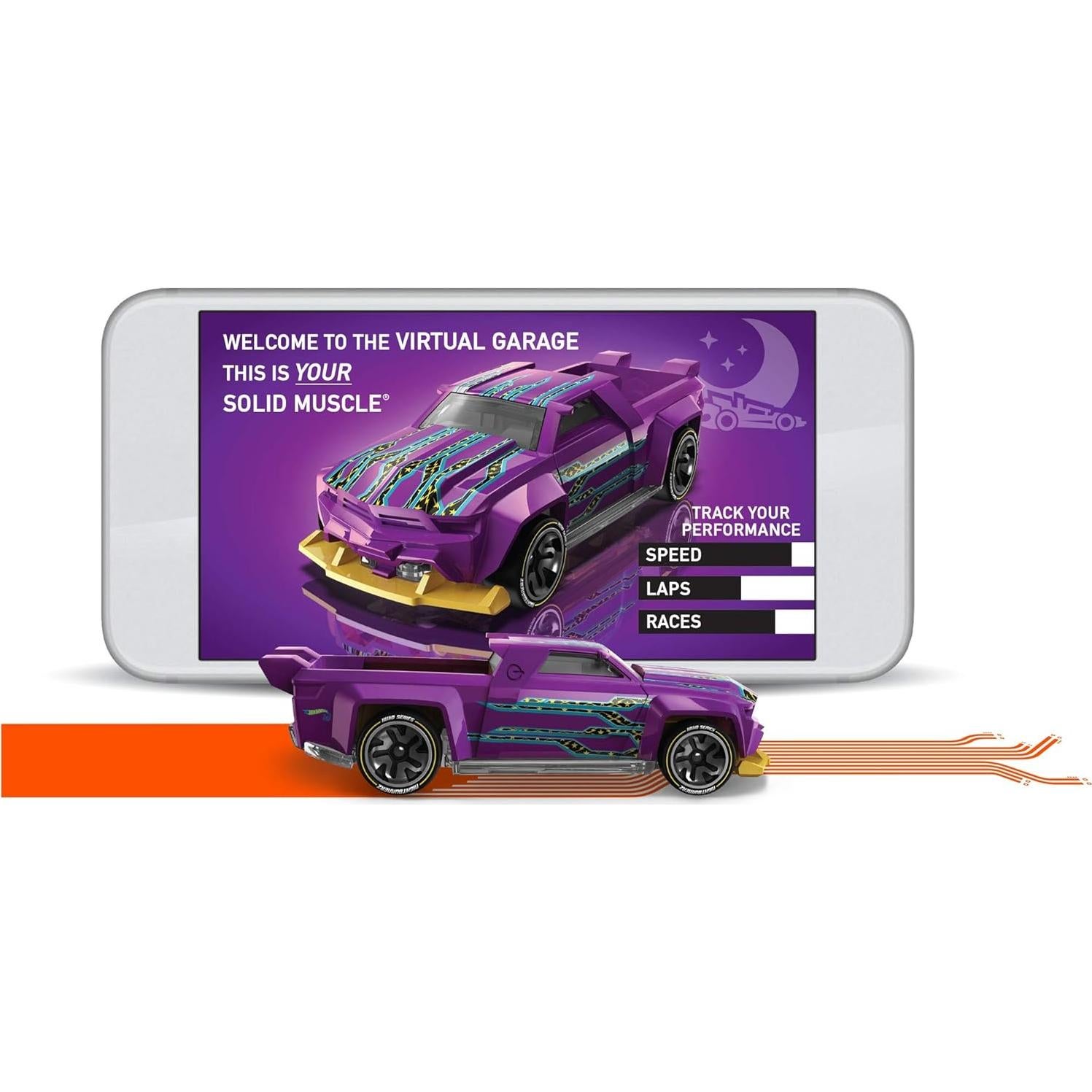 Hot Wheels id Muscle Sólido Mattel - Vehículo 10x20 cm