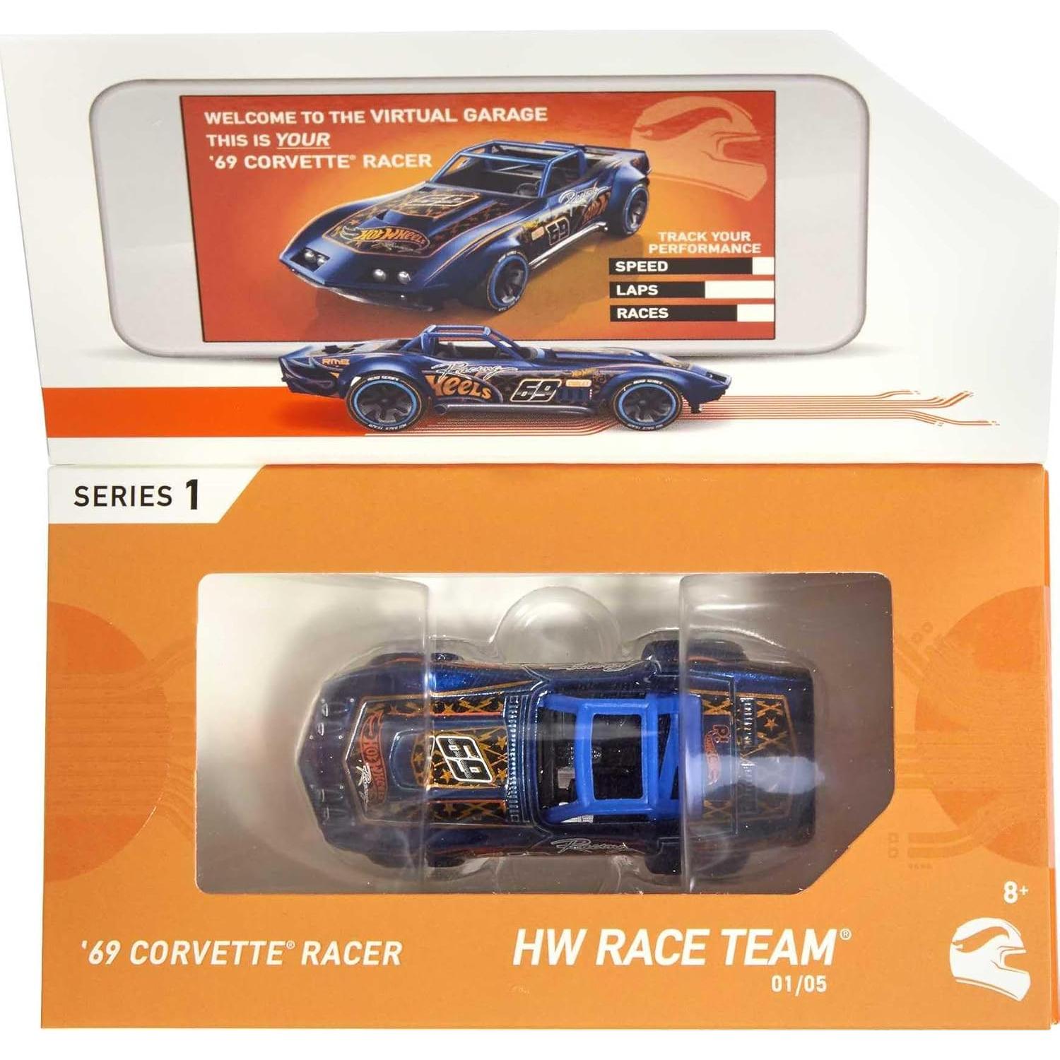 Hot Wheels id Corvette Racer FXB19 - Vehículo de Carrera