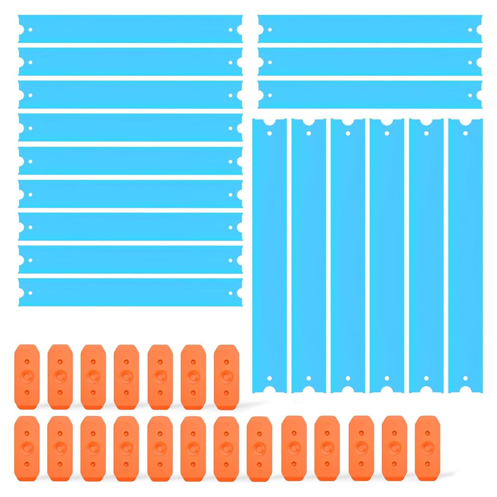 Juego de Pistas de Reemplazo Hot Wheels 36 Piezas Azul