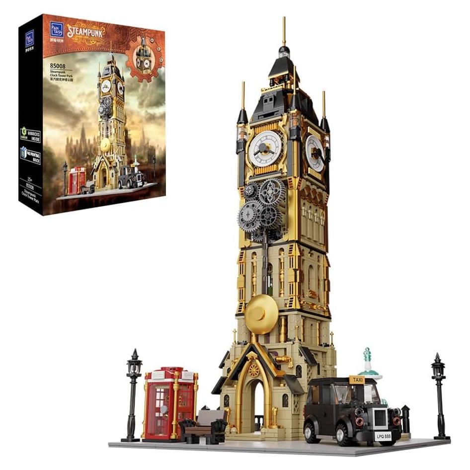 Set de Construcción Big Ben Steampunk PANTASY 57.5 cm
