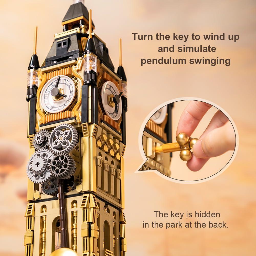 Set de Construcción Big Ben Steampunk PANTASY 57.5 cm