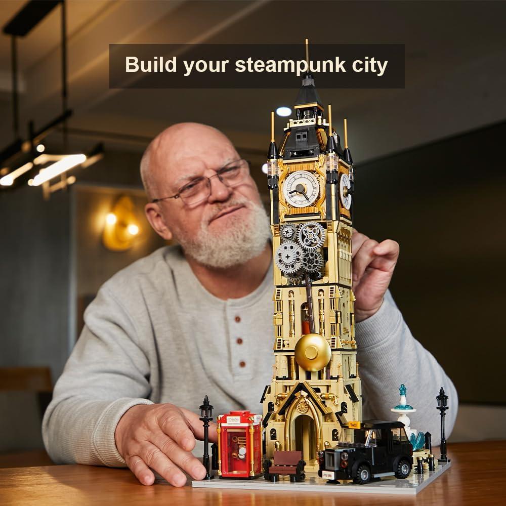 Set de Construcción Big Ben Steampunk PANTASY 57.5 cm