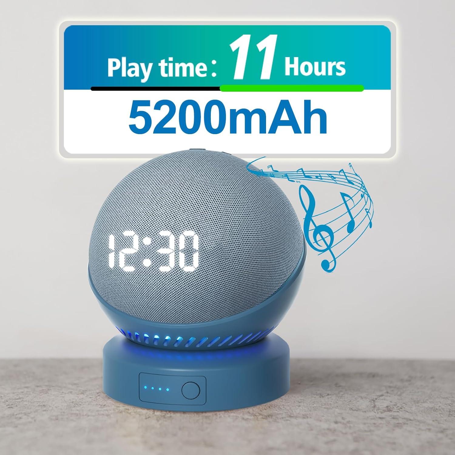 Base de batería Liboer para Echo Dot 5ta y Homepod Mini