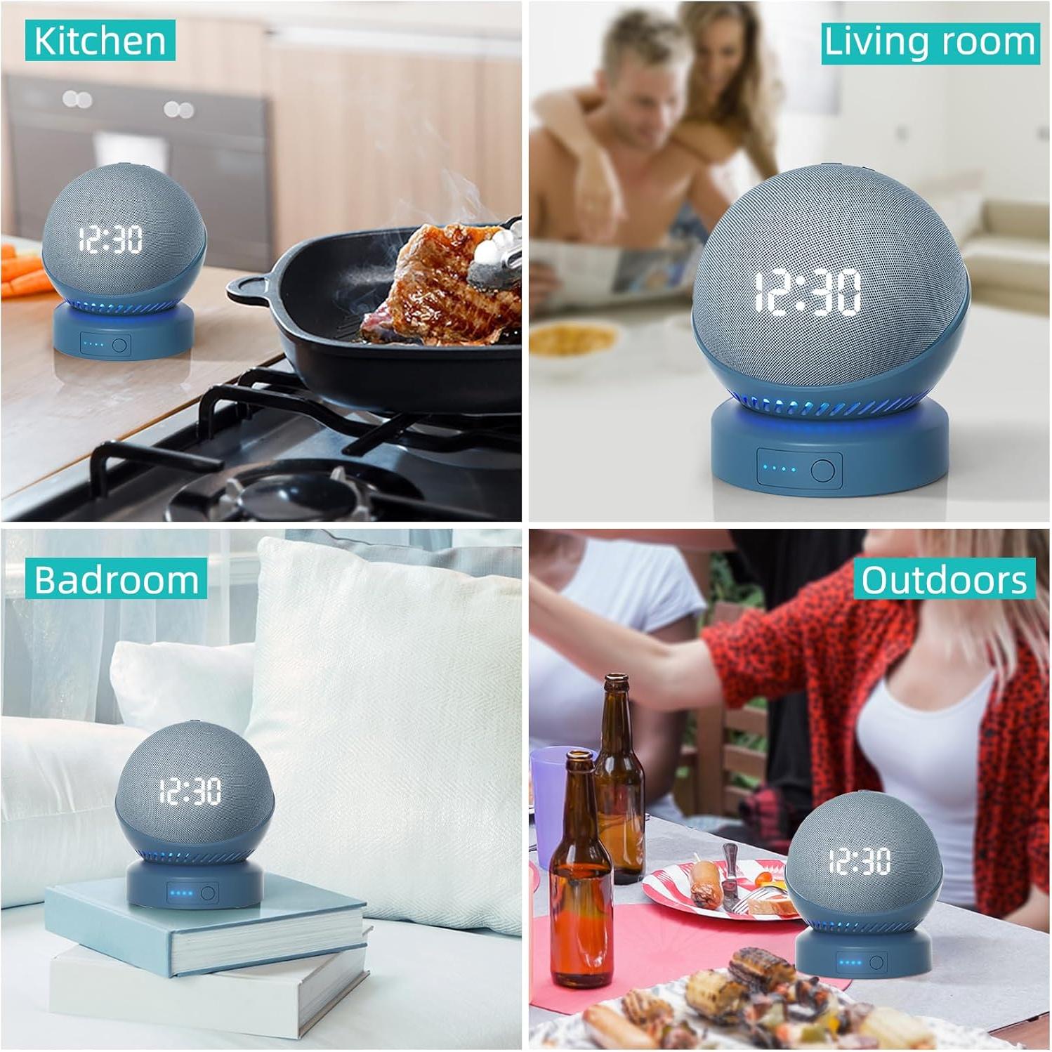 Base de batería Liboer para Echo Dot 5ta y Homepod Mini