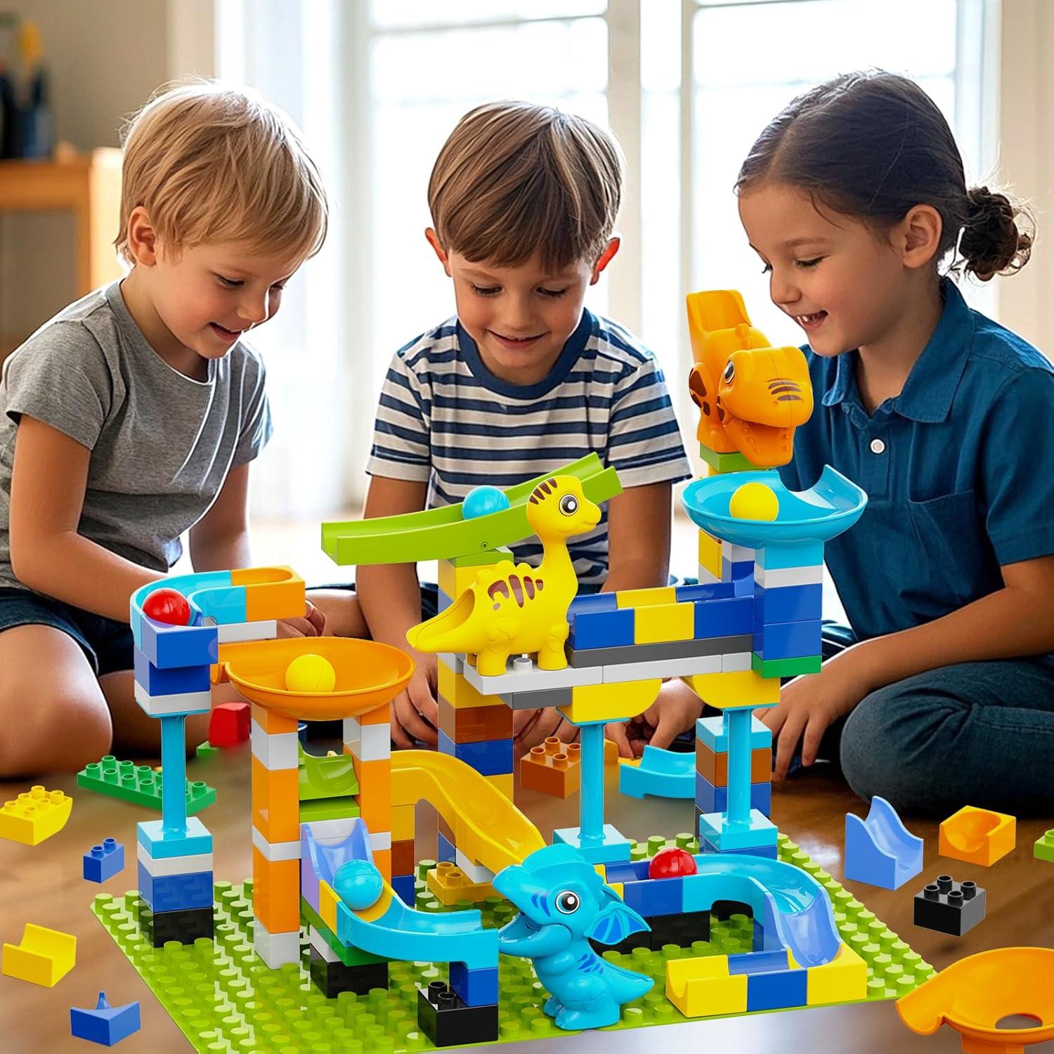 Bloques de Construcción Dinosaurios Unasas 121 Piezas 3+ Años