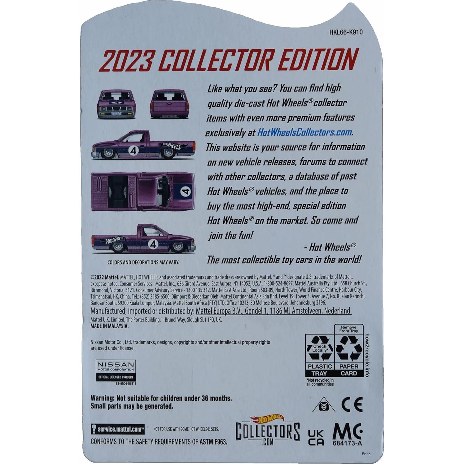 Hot Wheels Nissan Hardbody '93 Edición Coleccionista 2023