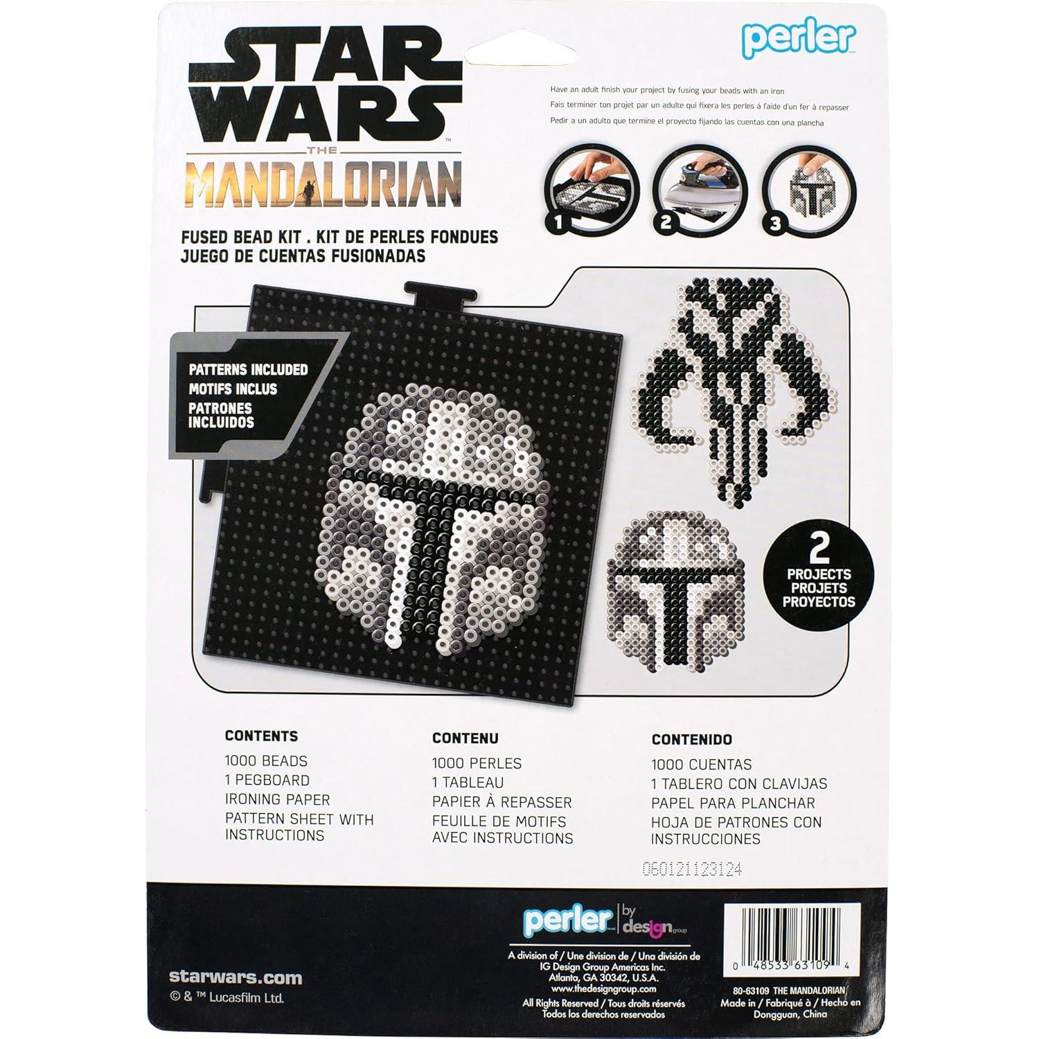 Kit de Manualidades Perler Star Wars Mandaloriano 1005 Piezas