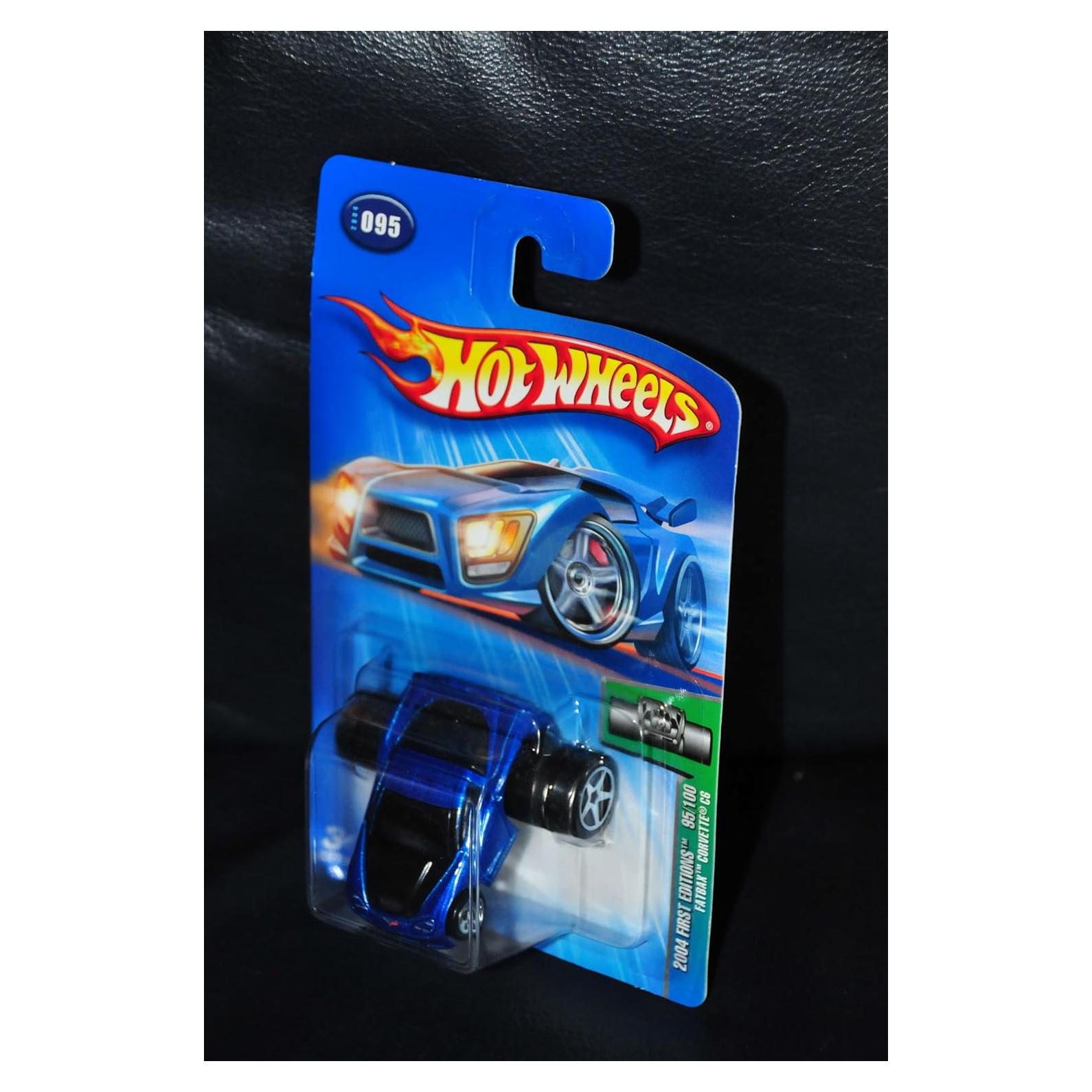 Hot Wheels Fatbax C6 Corvette 2004 Edición 95 Metalflake Azul