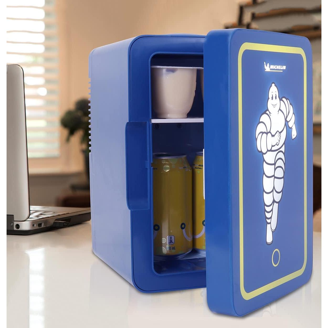 Mini Refrigerador Michelin 6L Portátil con LED Azul