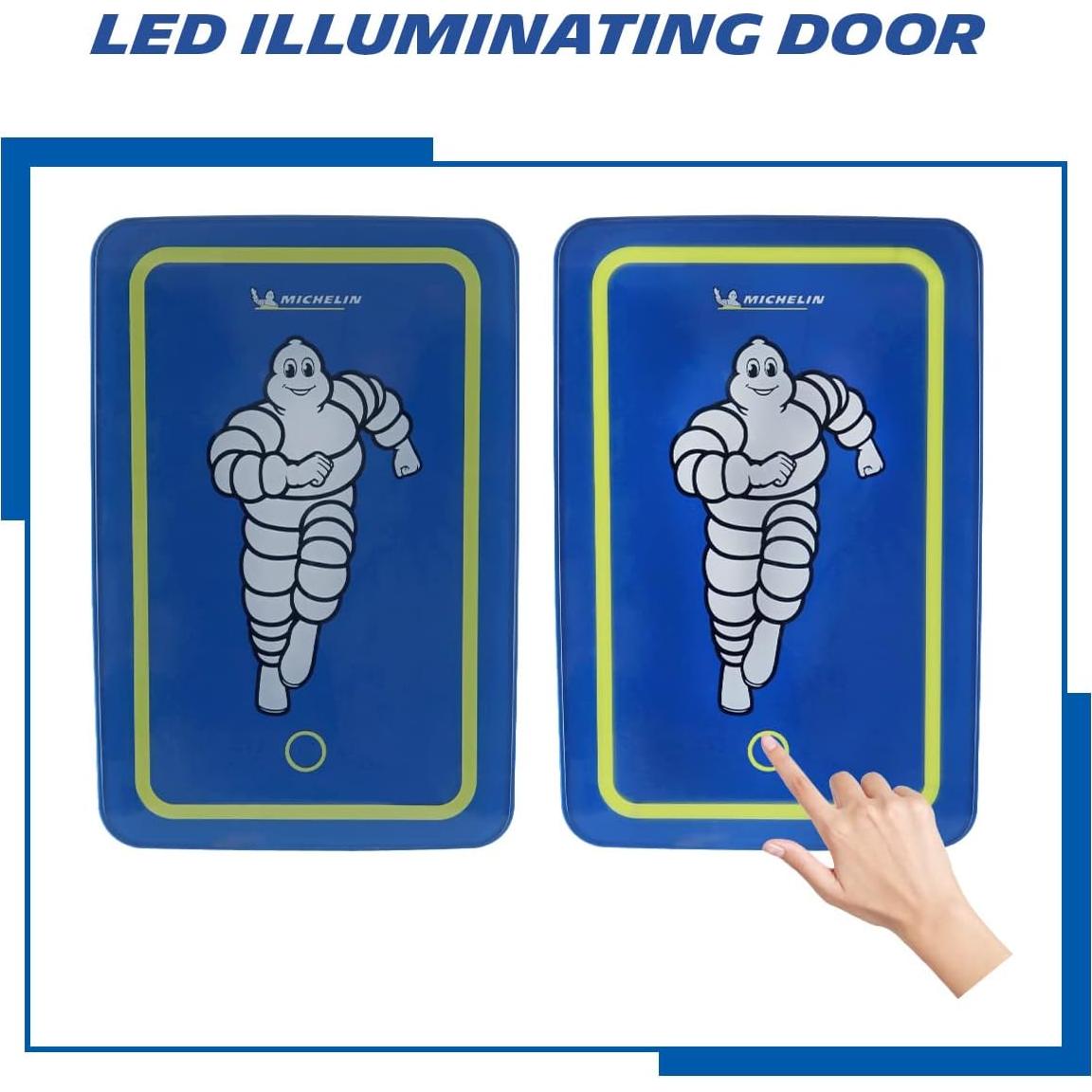 Mini Refrigerador Michelin 6L Portátil con LED Azul