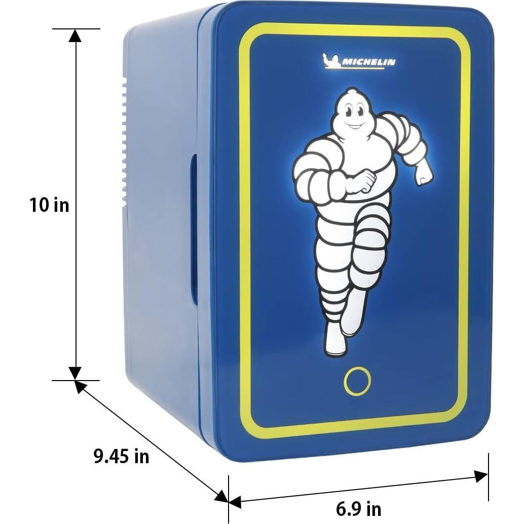 Mini Refrigerador Michelin 6L Portátil con LED Azul
