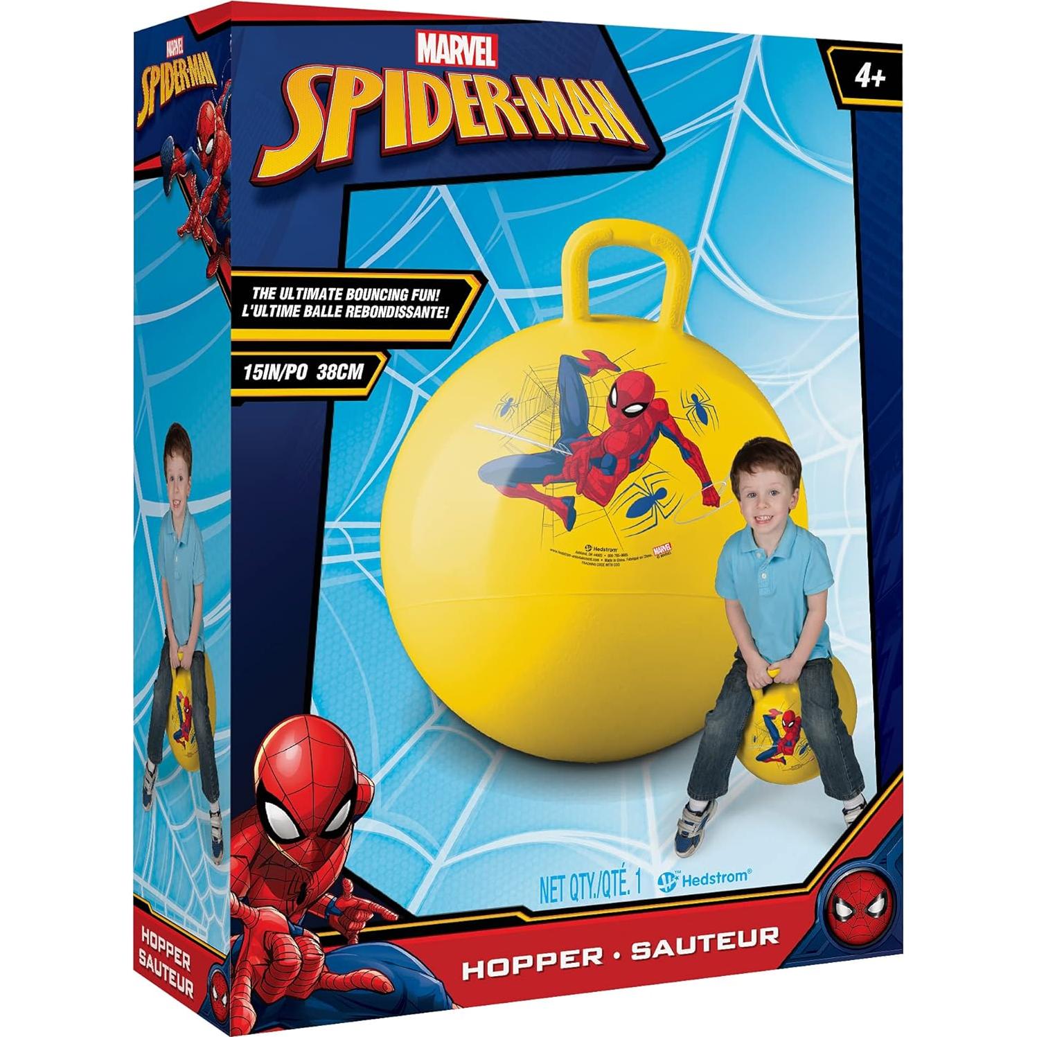 Pelota de Rebote Hedstrom Spider-Man 38 cm Amarillo
