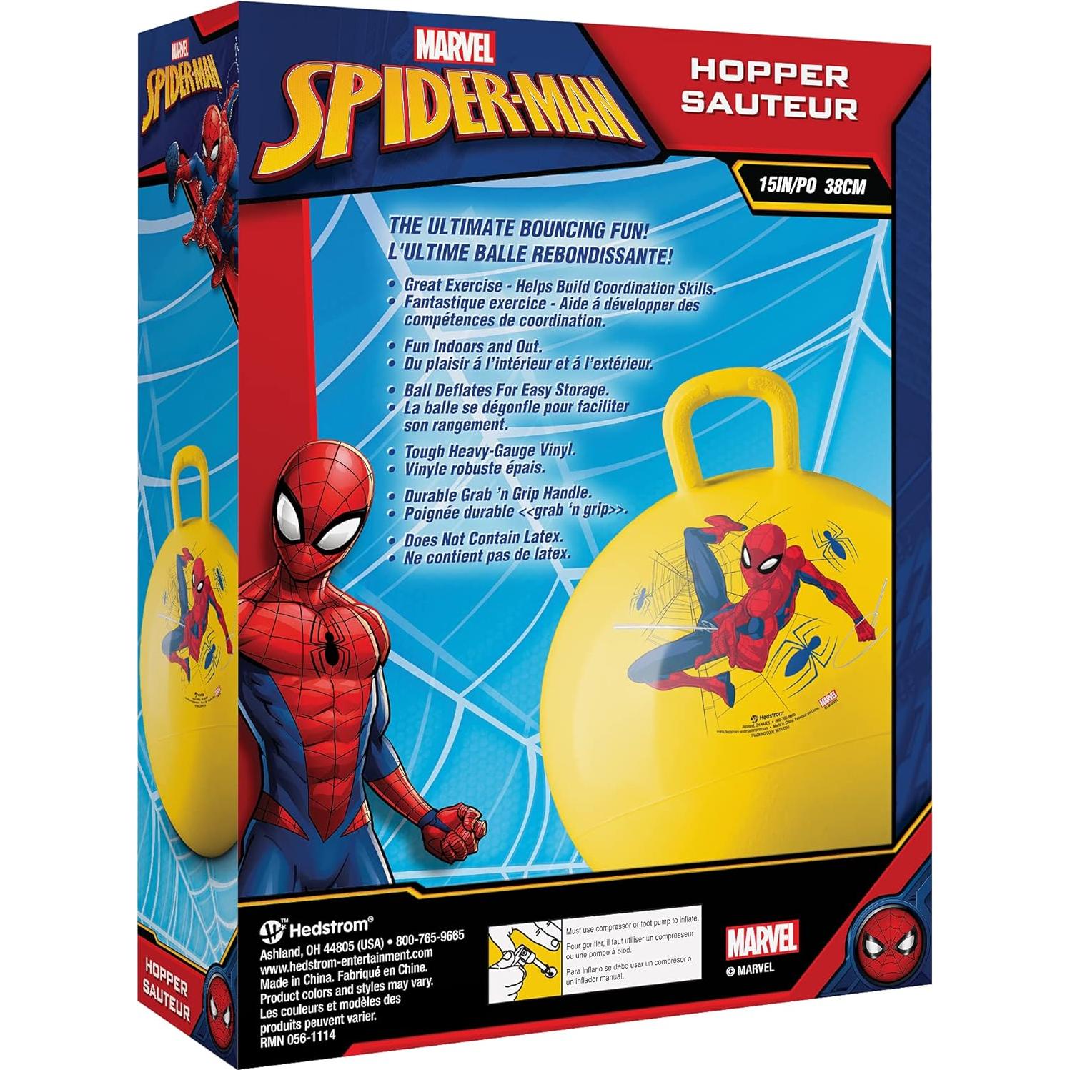Pelota de Rebote Hedstrom Spider-Man 38 cm Amarillo