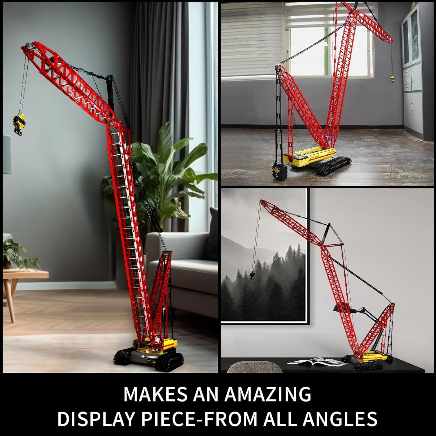 Grúa Crawler Mould King MK17015 Control Remoto 4318 Piezas