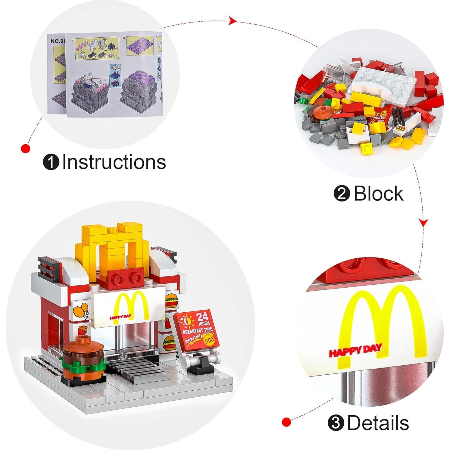 Kit de Bloques de Construcción 8 en 1 Beginner-us para Niños