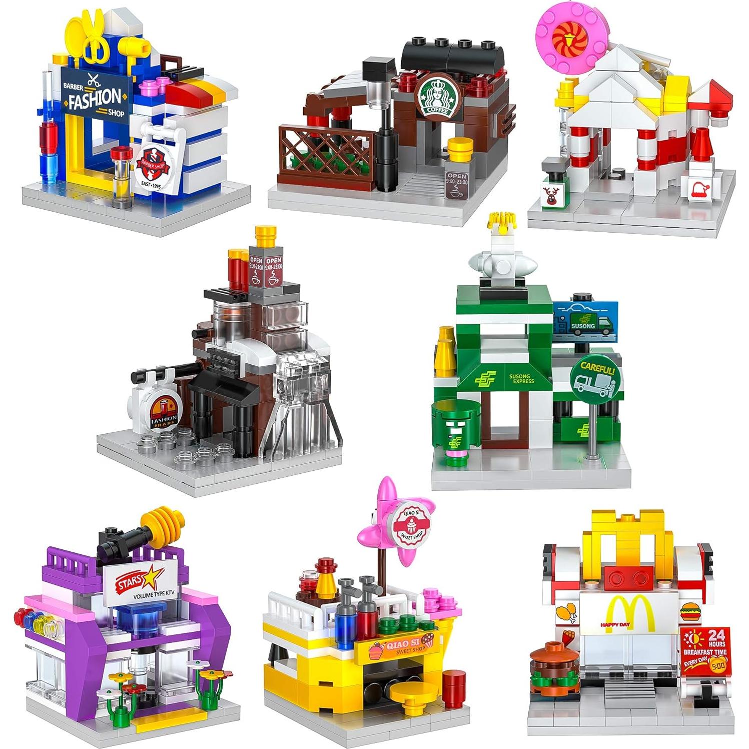 Kit de Bloques de Construcción 8 en 1 Beginner-us para Niños