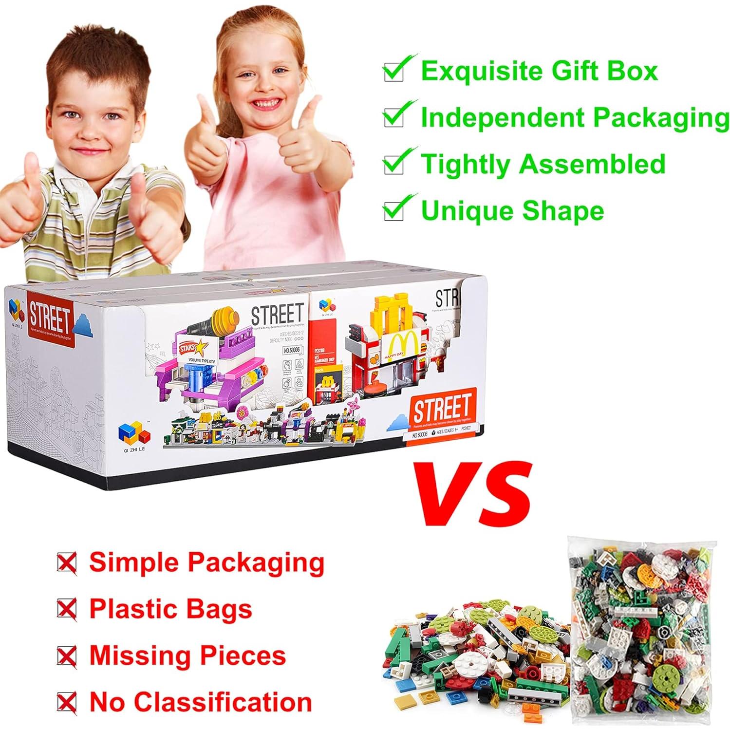 Kit de Bloques de Construcción 8 en 1 Beginner-us para Niños